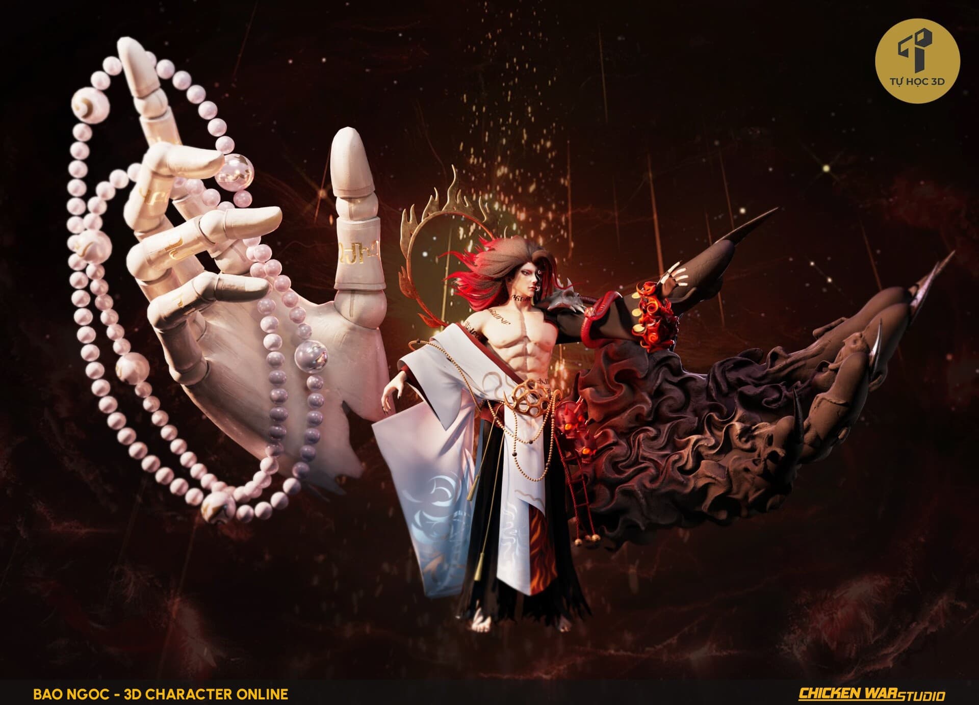 Chicken War Studio Student work, Bao Ngoc - Onmyoji
