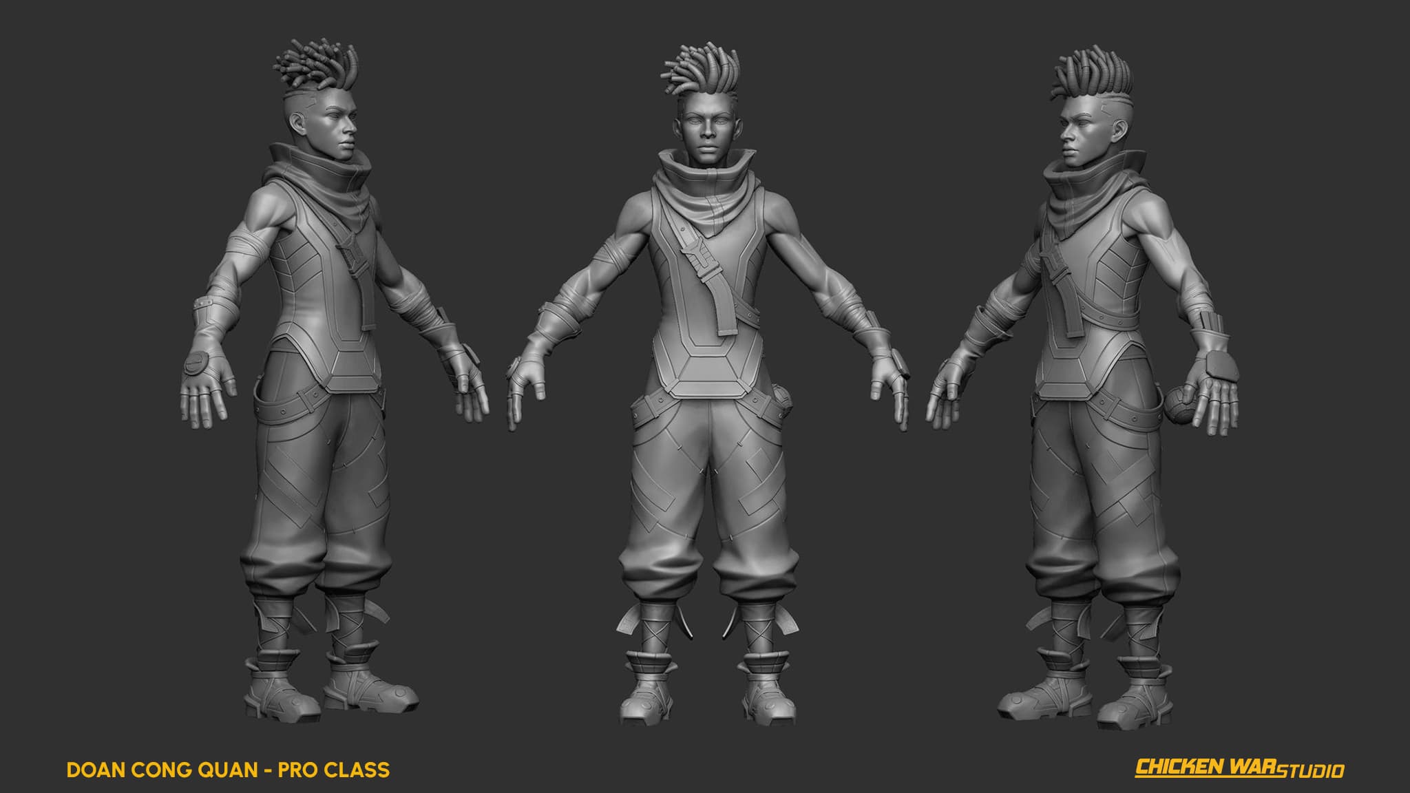 Chicken War Studio Student work, Doan Cong Quan - Ekko