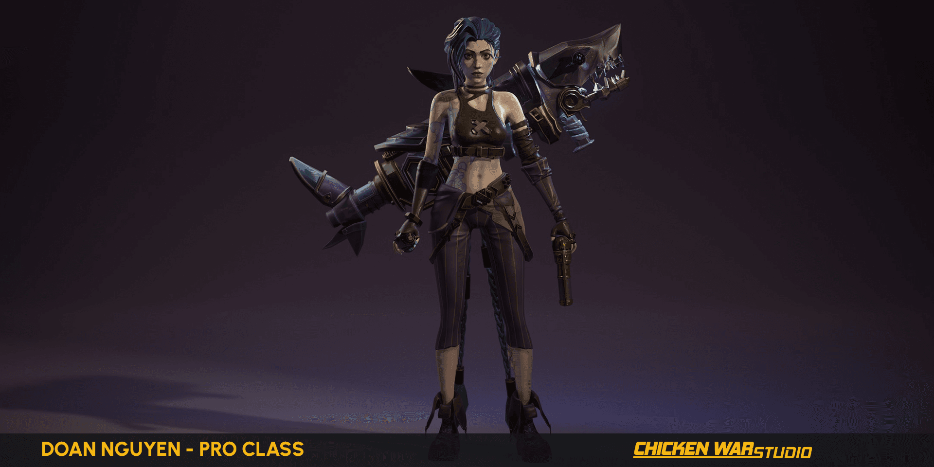 Chicken War Studio Student work, Doan Nguyen - Jinx