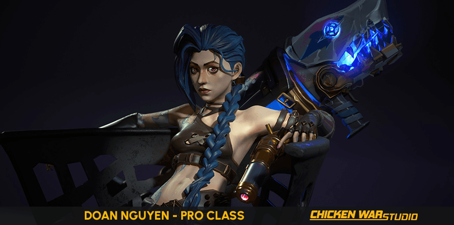 Chicken War Studio Student work, Doan Nguyen - Jinx