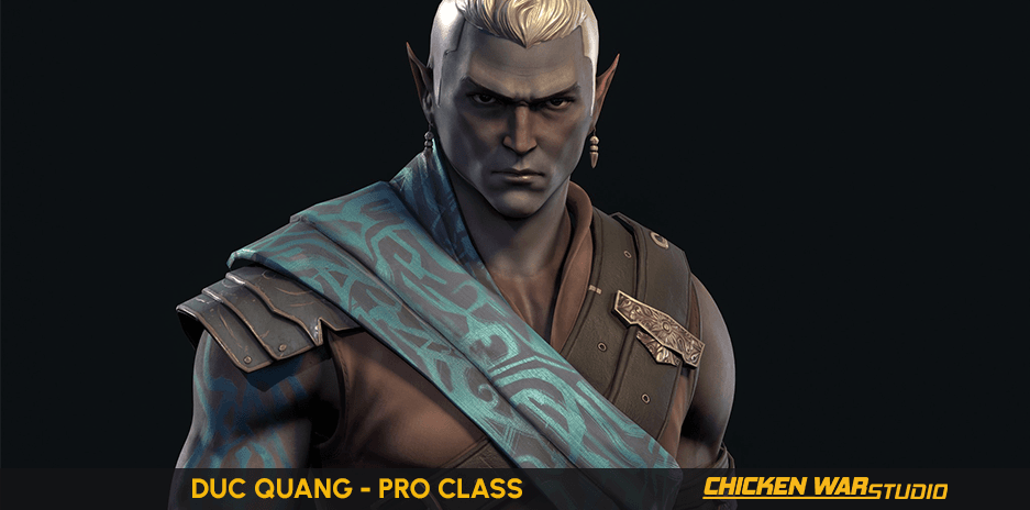Chicken War Studio Student work, Duc Quang - Warrior
