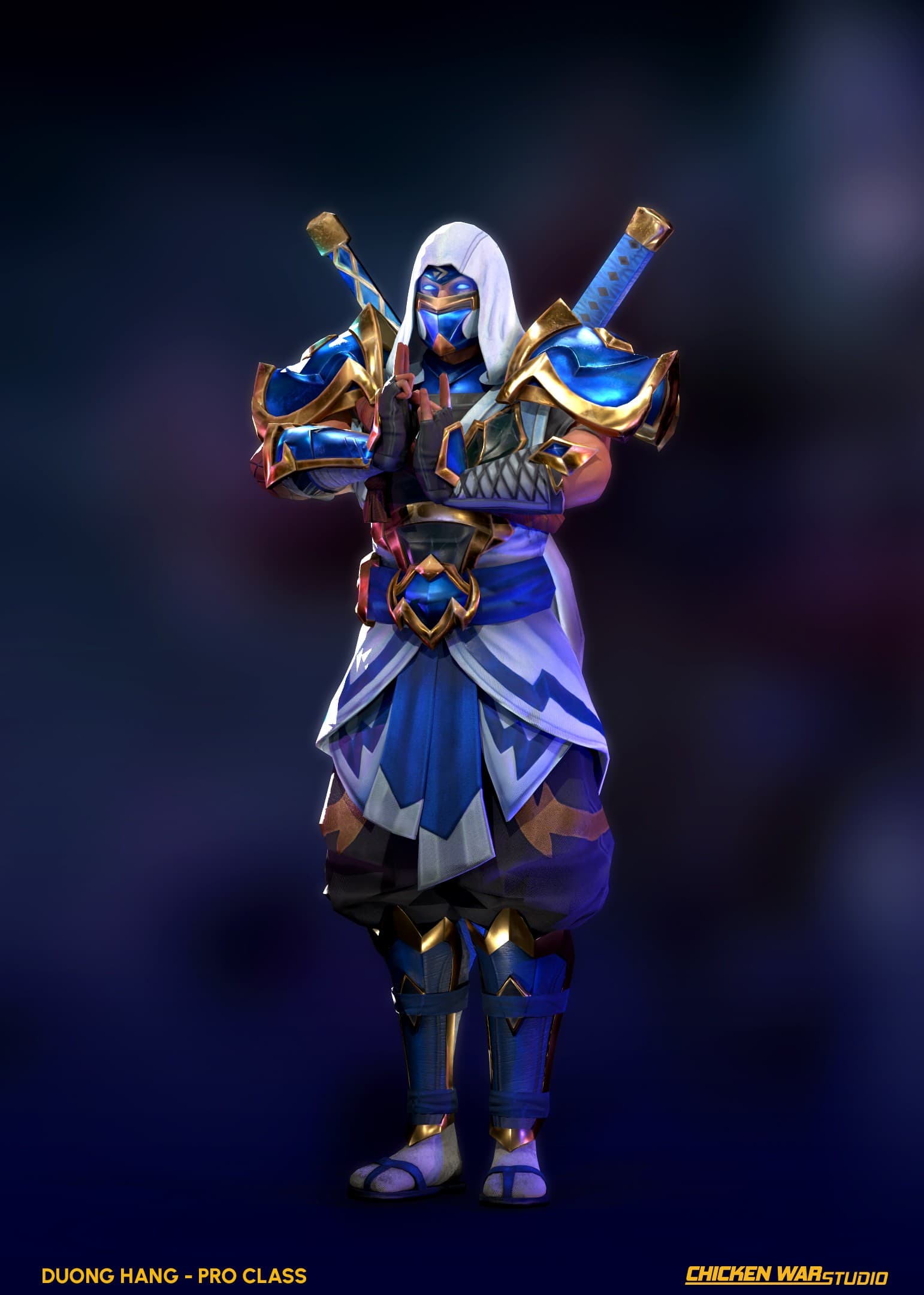 Chicken War Studio Student work, Duong Hang - Shockblade Shen