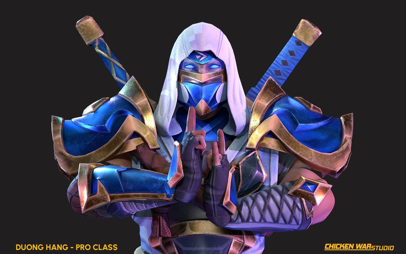 Chicken War Studio Student work, Duong Hang - Shockblade Shen