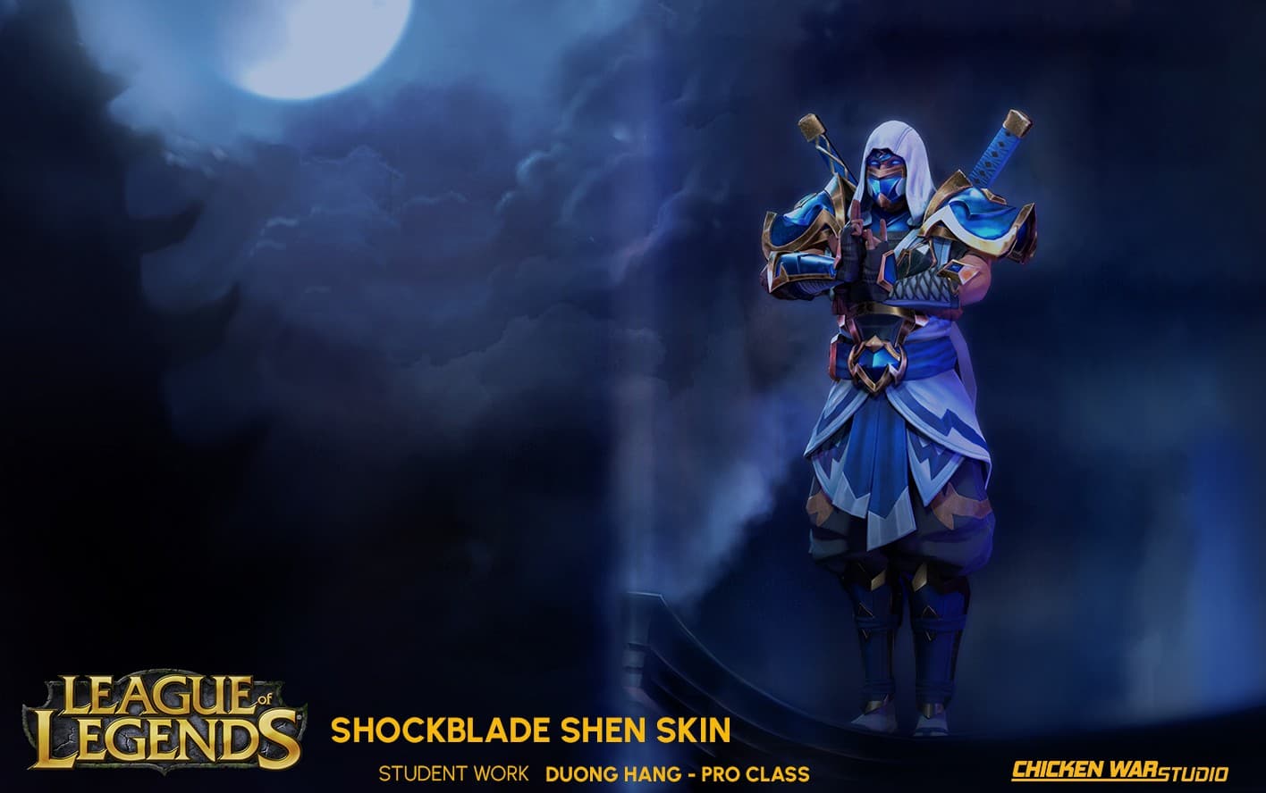 Chicken War Studio Student work, Duong Hang - Shockblade Shen