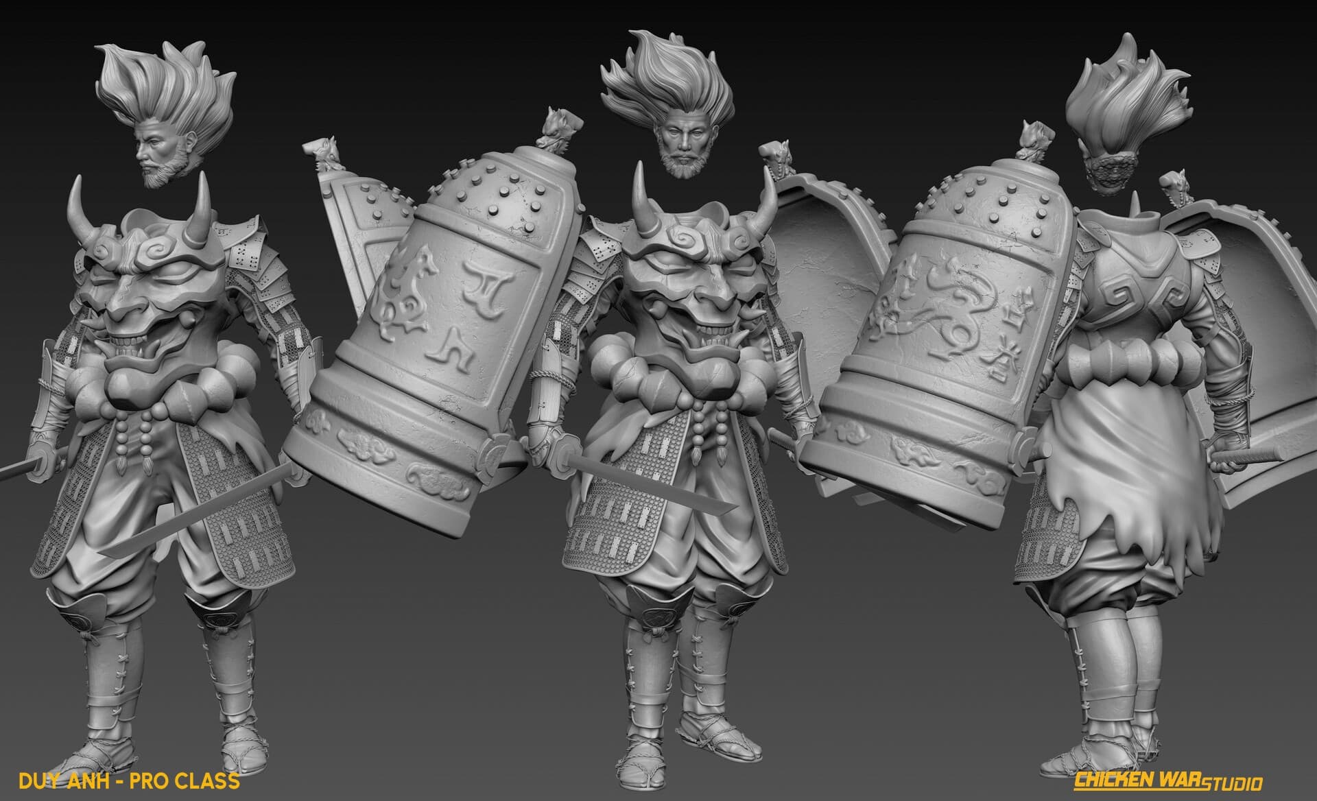 Chicken War Studio Student work, Duy Anh - Daimyo The Shogunate