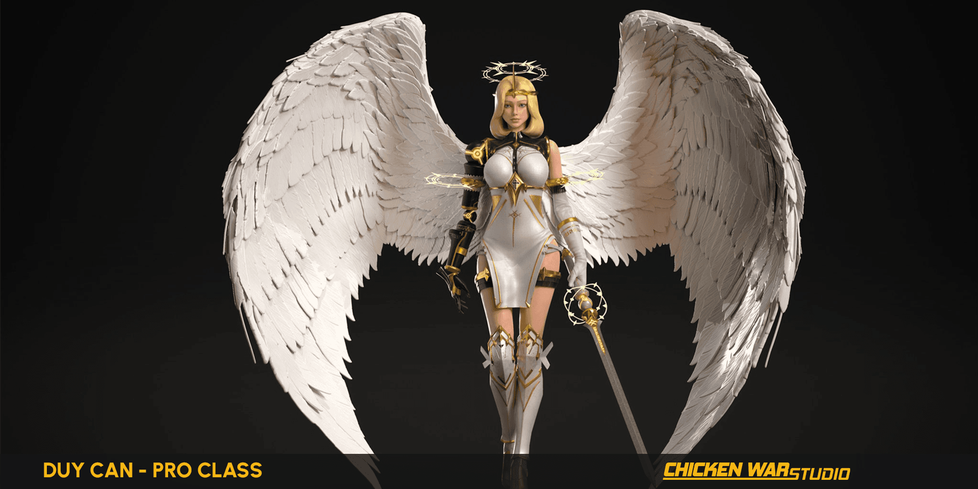 Chicken War Studio Student work, Duy Can - Angel