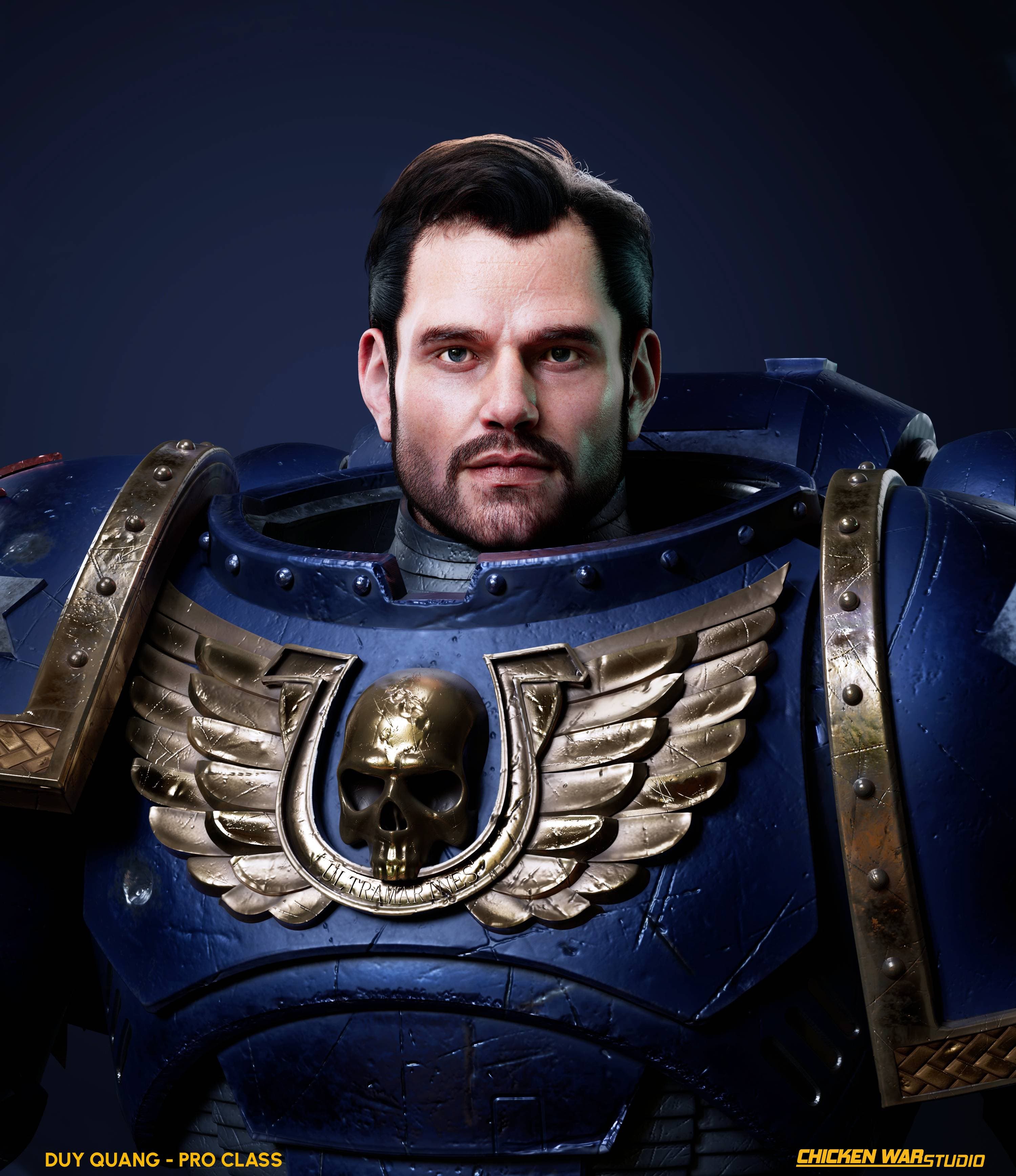 Chicken War Studio Student work, Duy Quang - Space Marine
