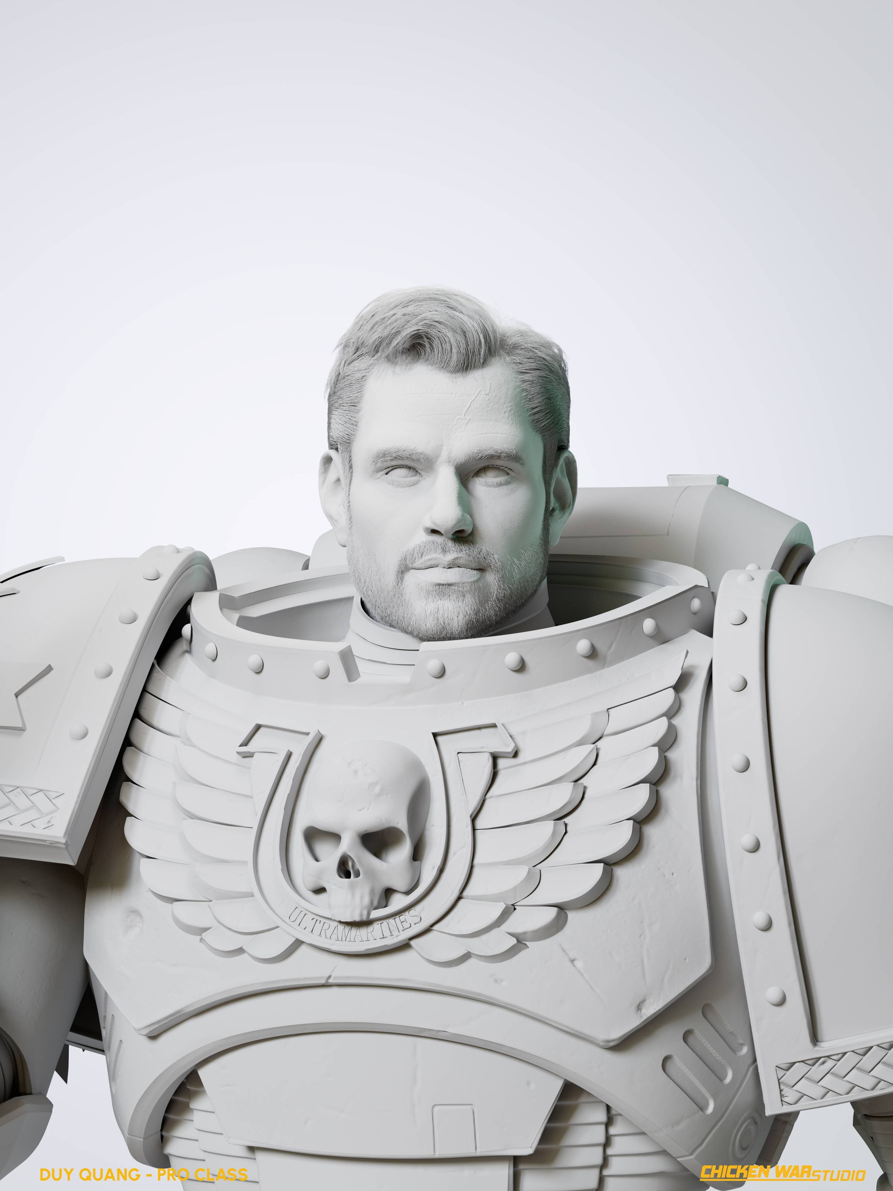 Chicken War Studio Student work, Duy Quang - Space Marine