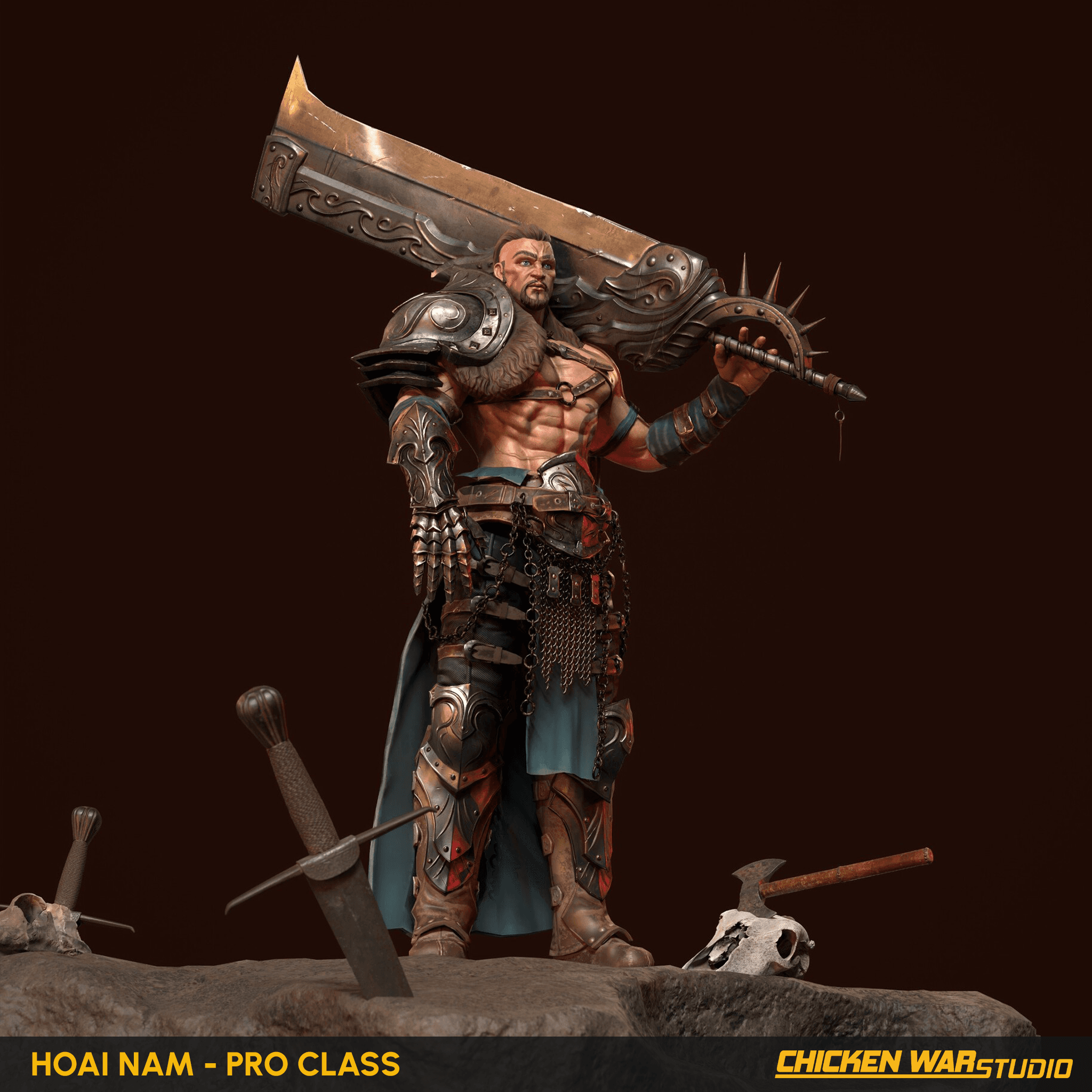Chicken War Studio Student work, Hoai Nam - Executioner