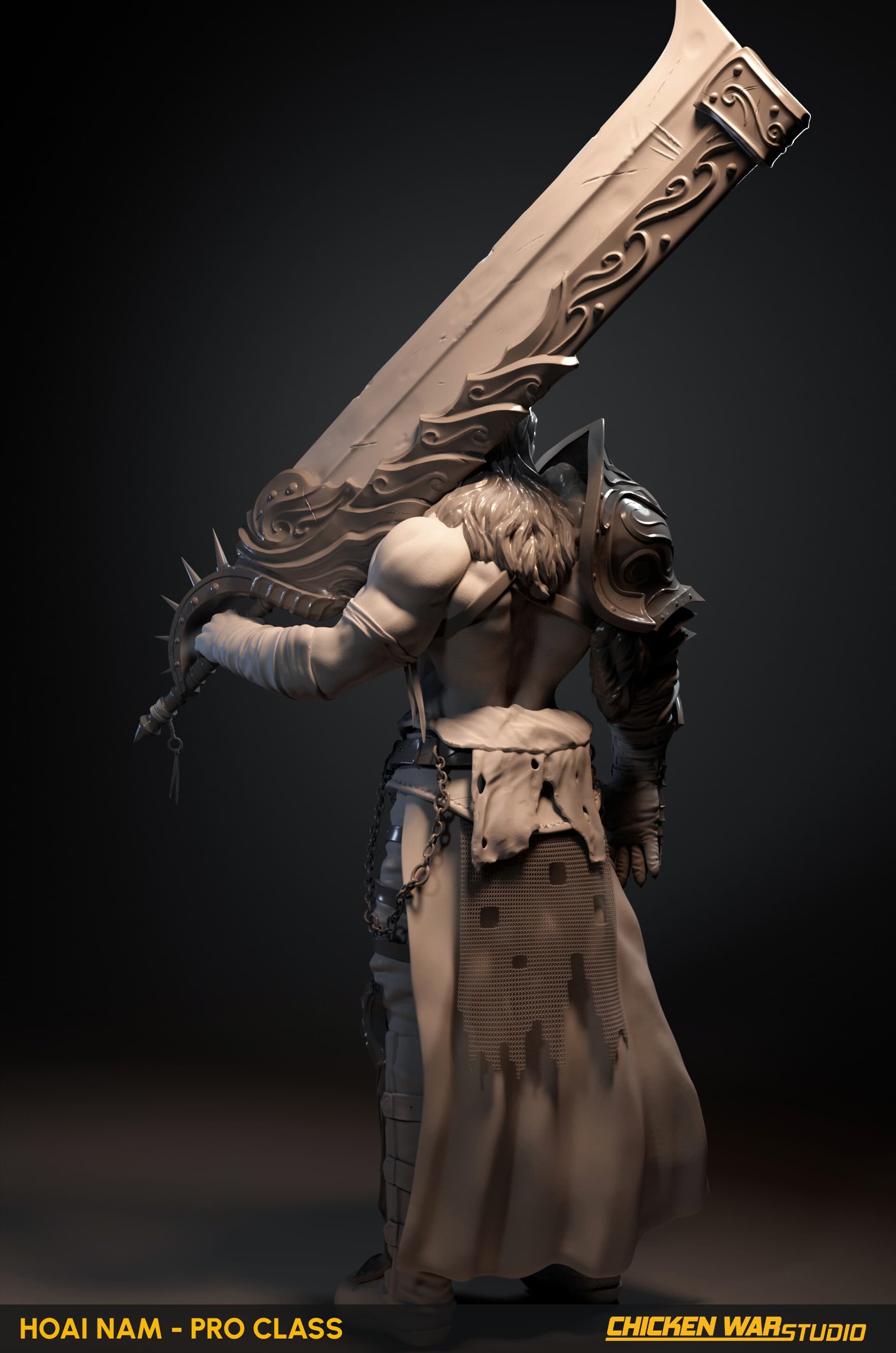 Chicken War Studio Student work, Hoai Nam - Executioner
