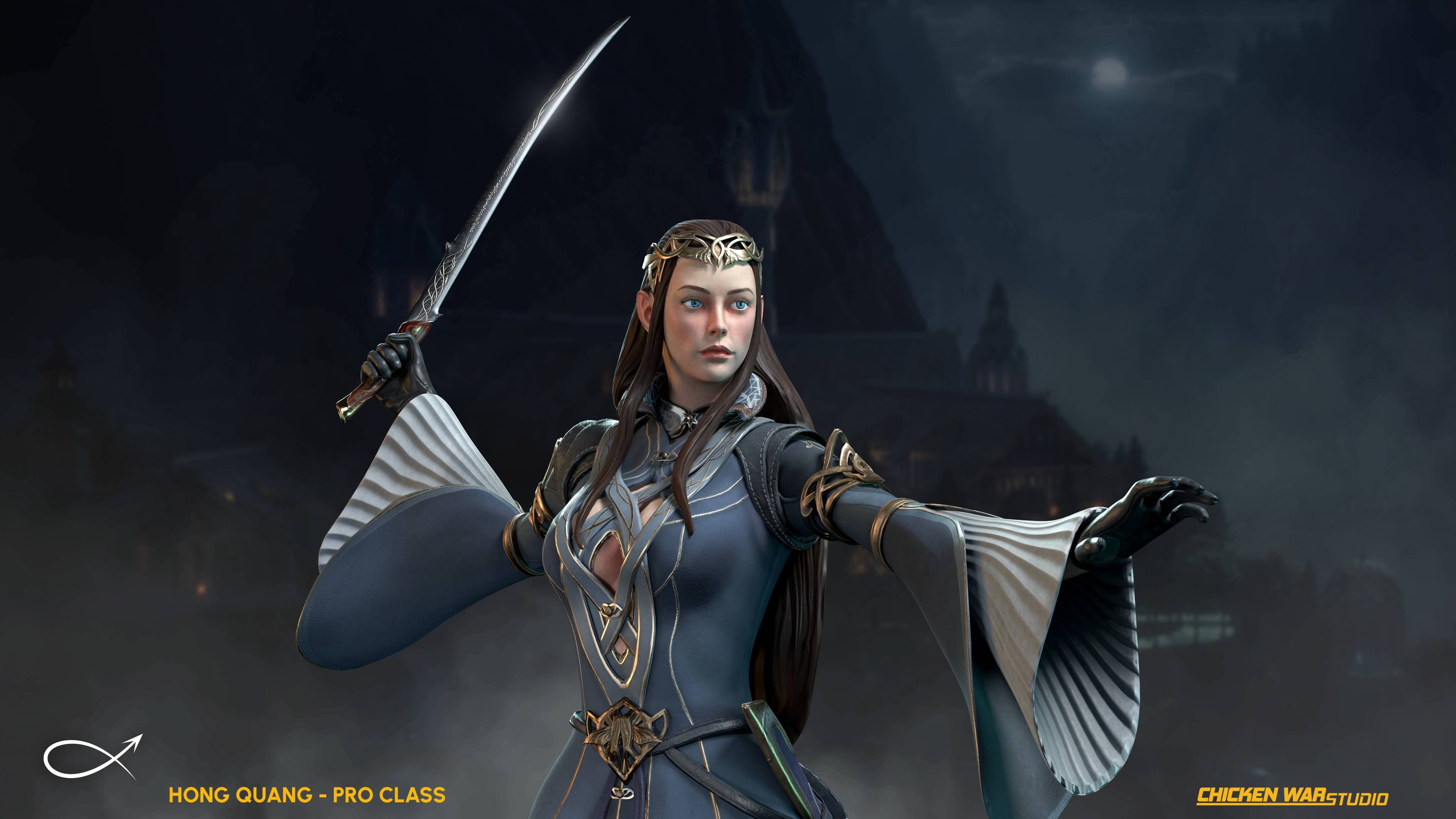Chicken War Studio Student work, Hong Quang - Elf