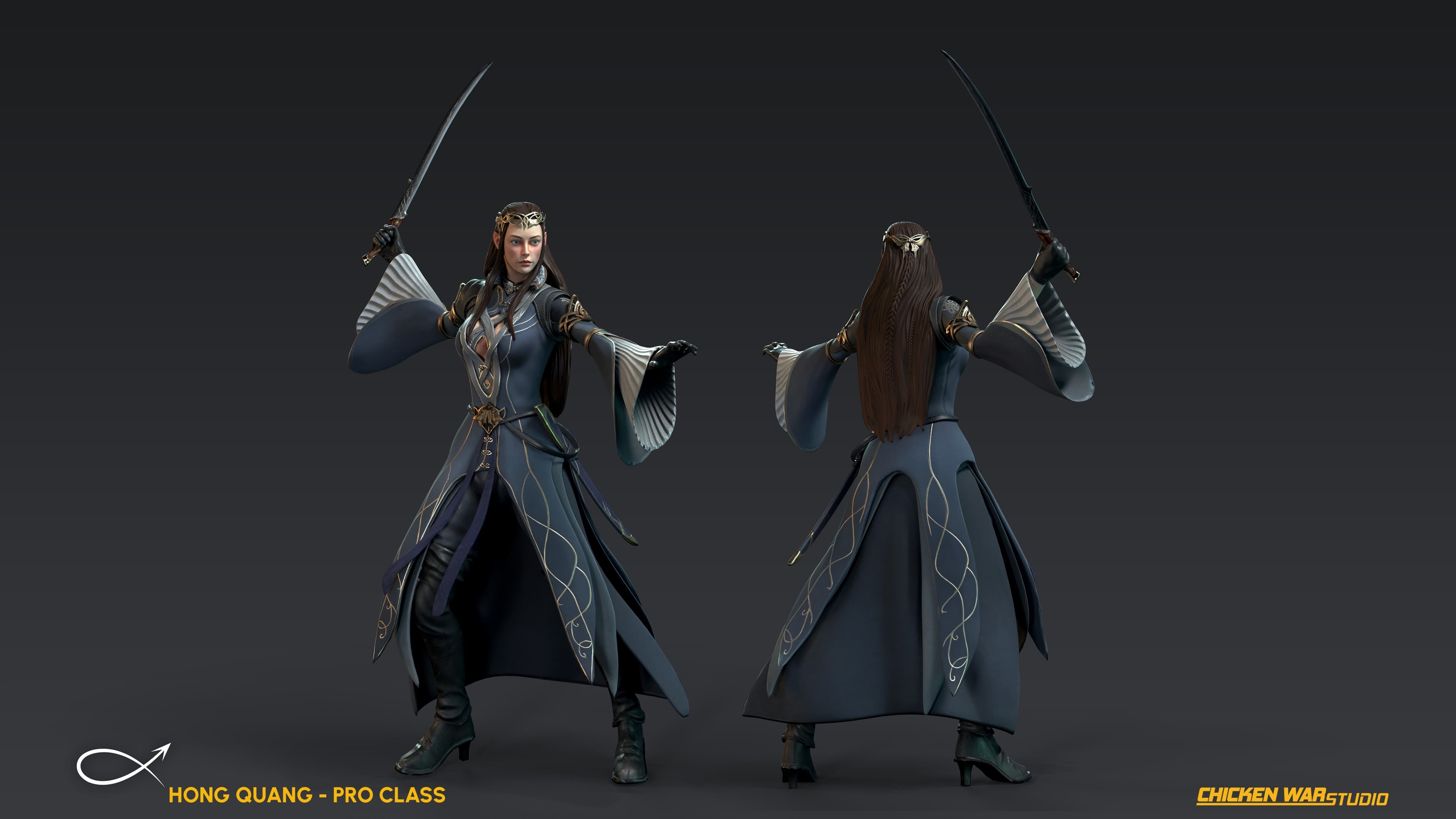 Chicken War Studio Student work, Hong Quang - Elf