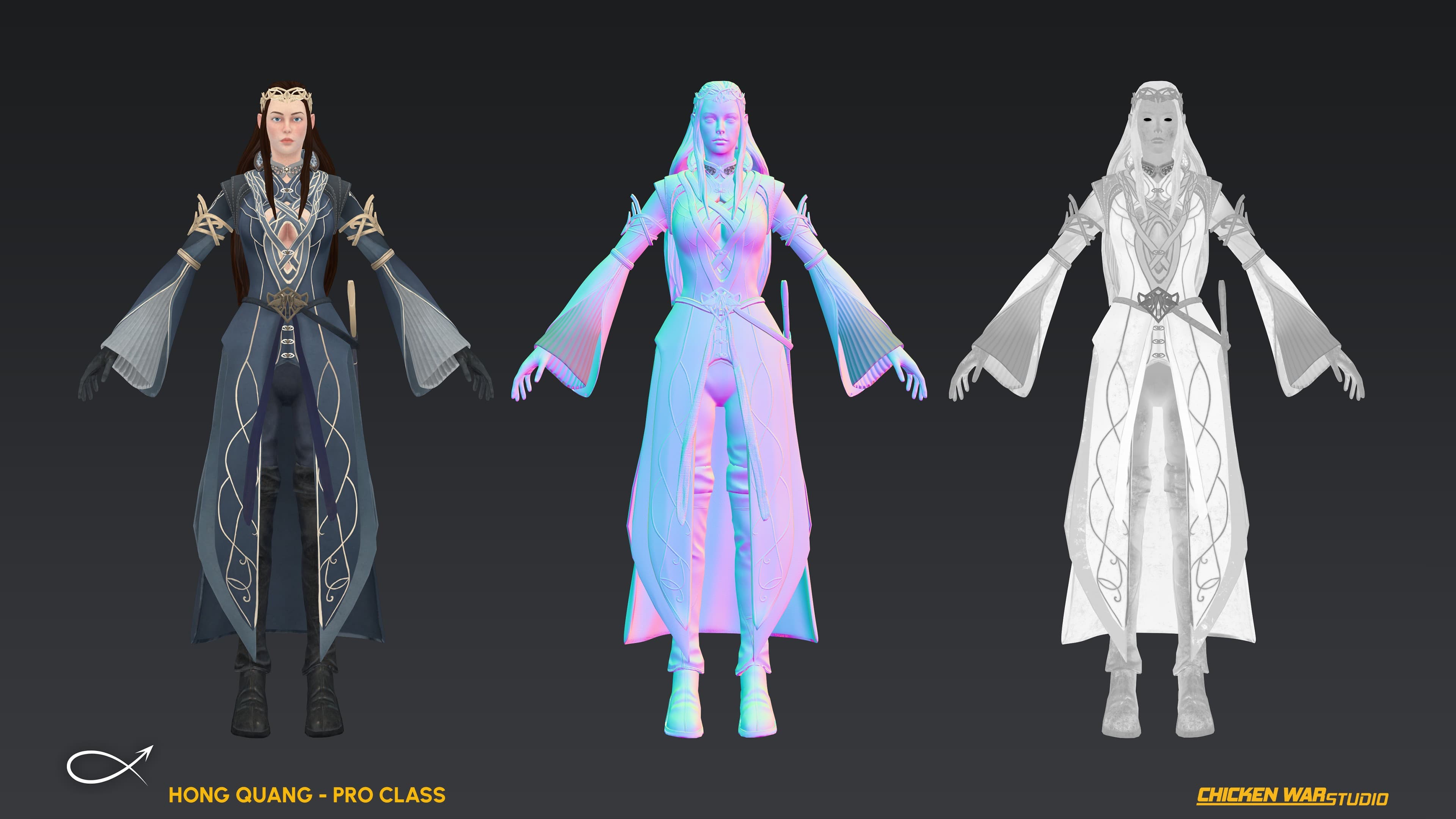 Chicken War Studio Student work, Hong Quang - Elf