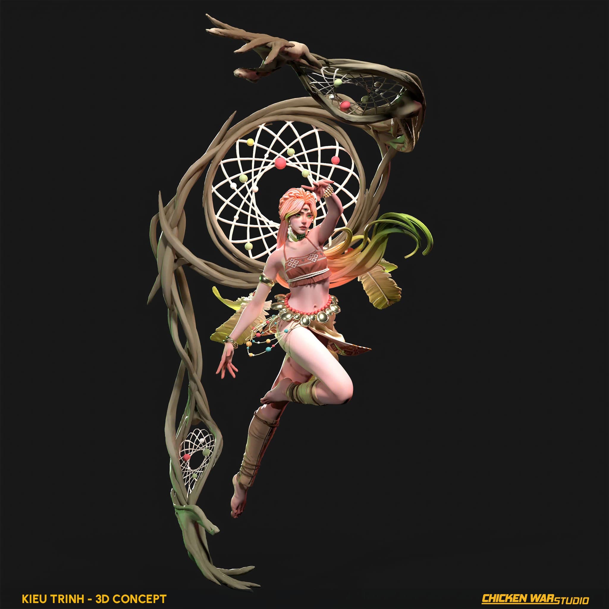 Chicken War Studio Student work, Kieu Trinh - Dreamcatcher