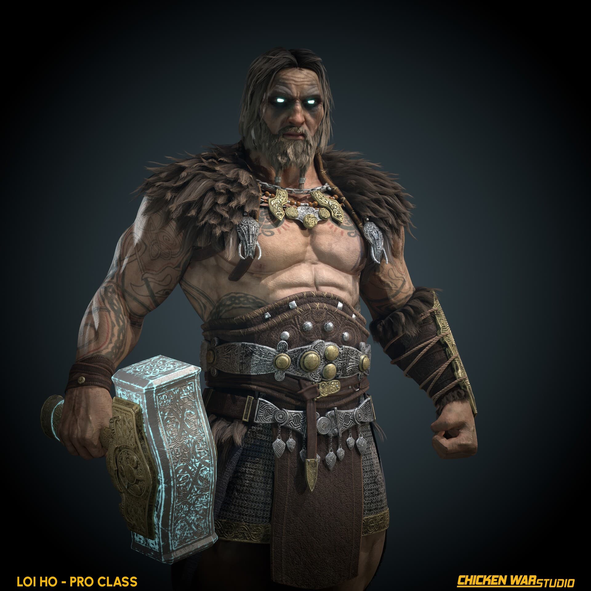 Chicken War Studio Student work, Loi Ho - Thor