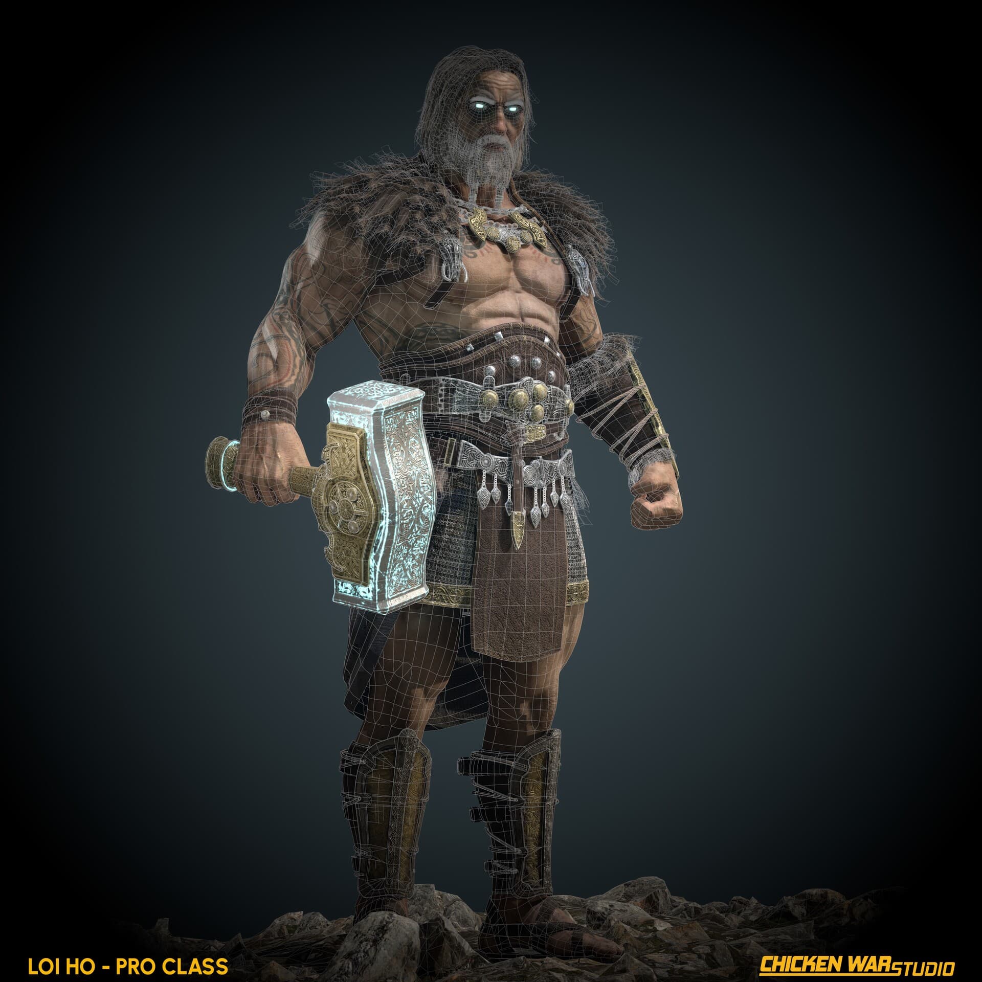 Chicken War Studio Student work, Loi Ho - Thor