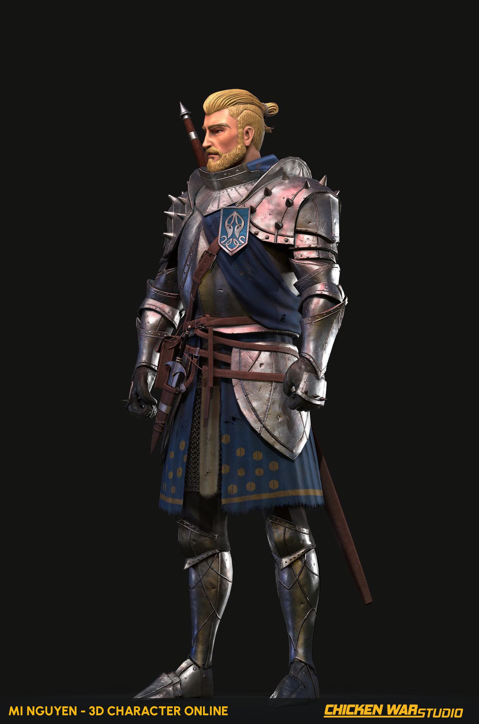 Chicken War Studio Student work, Mi Nguyen - Knight