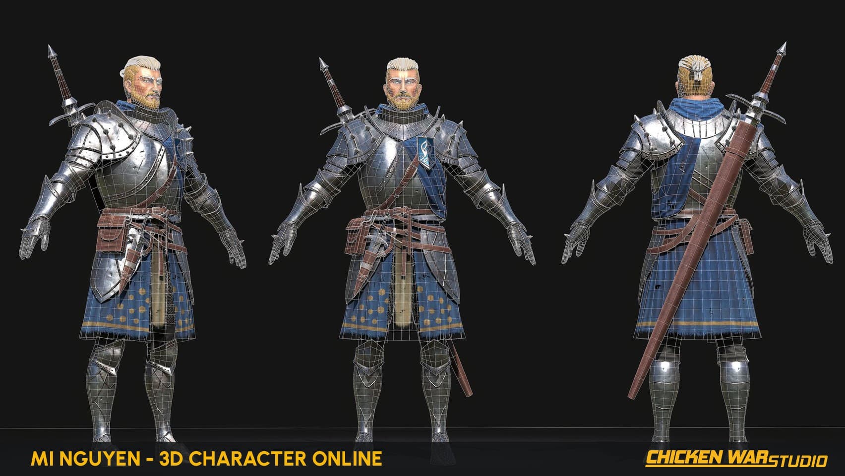 Chicken War Studio Student work, Mi Nguyen - Knight