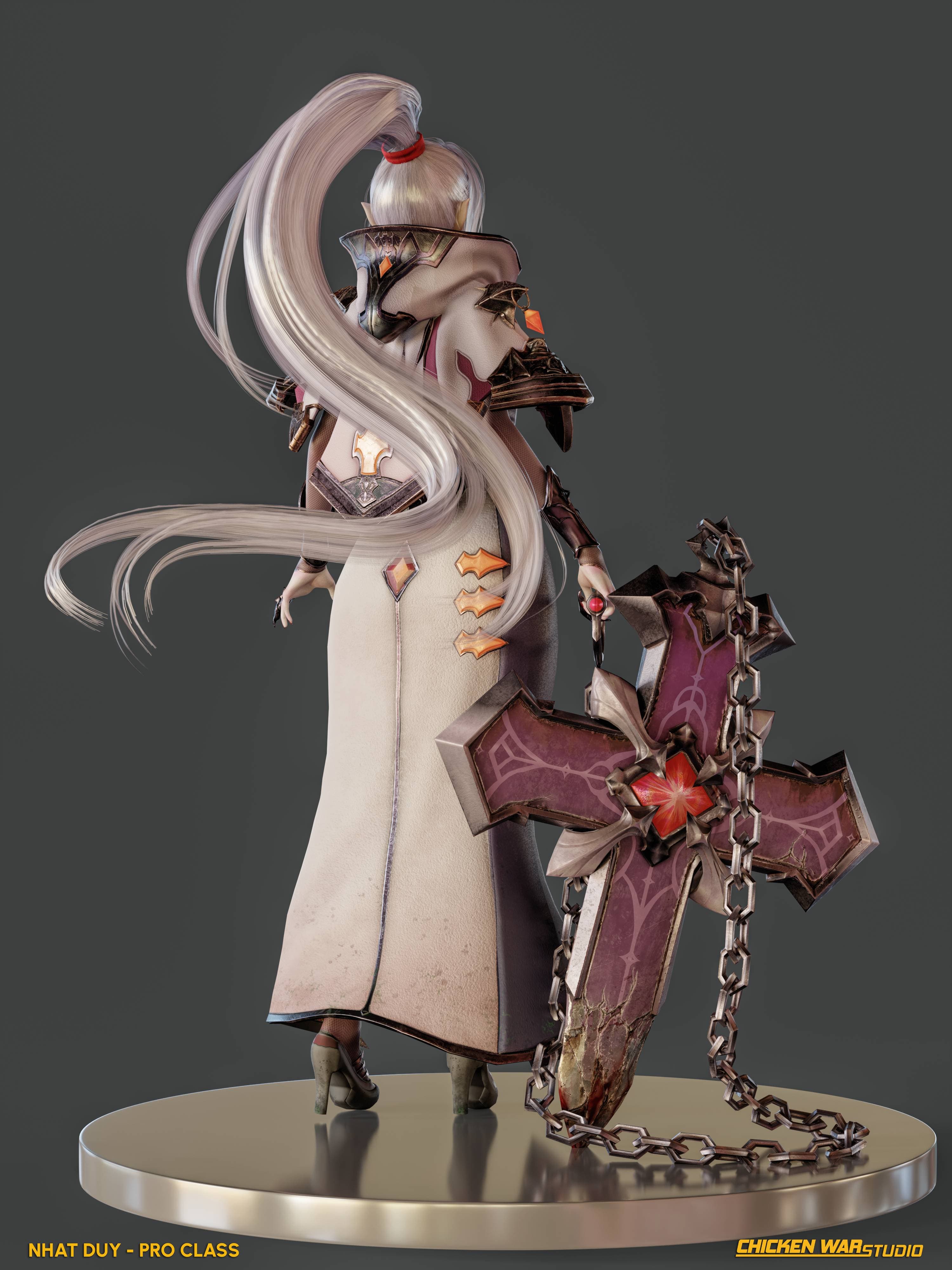 Chicken War Studio Student work, Nhat Duy - Female Knight