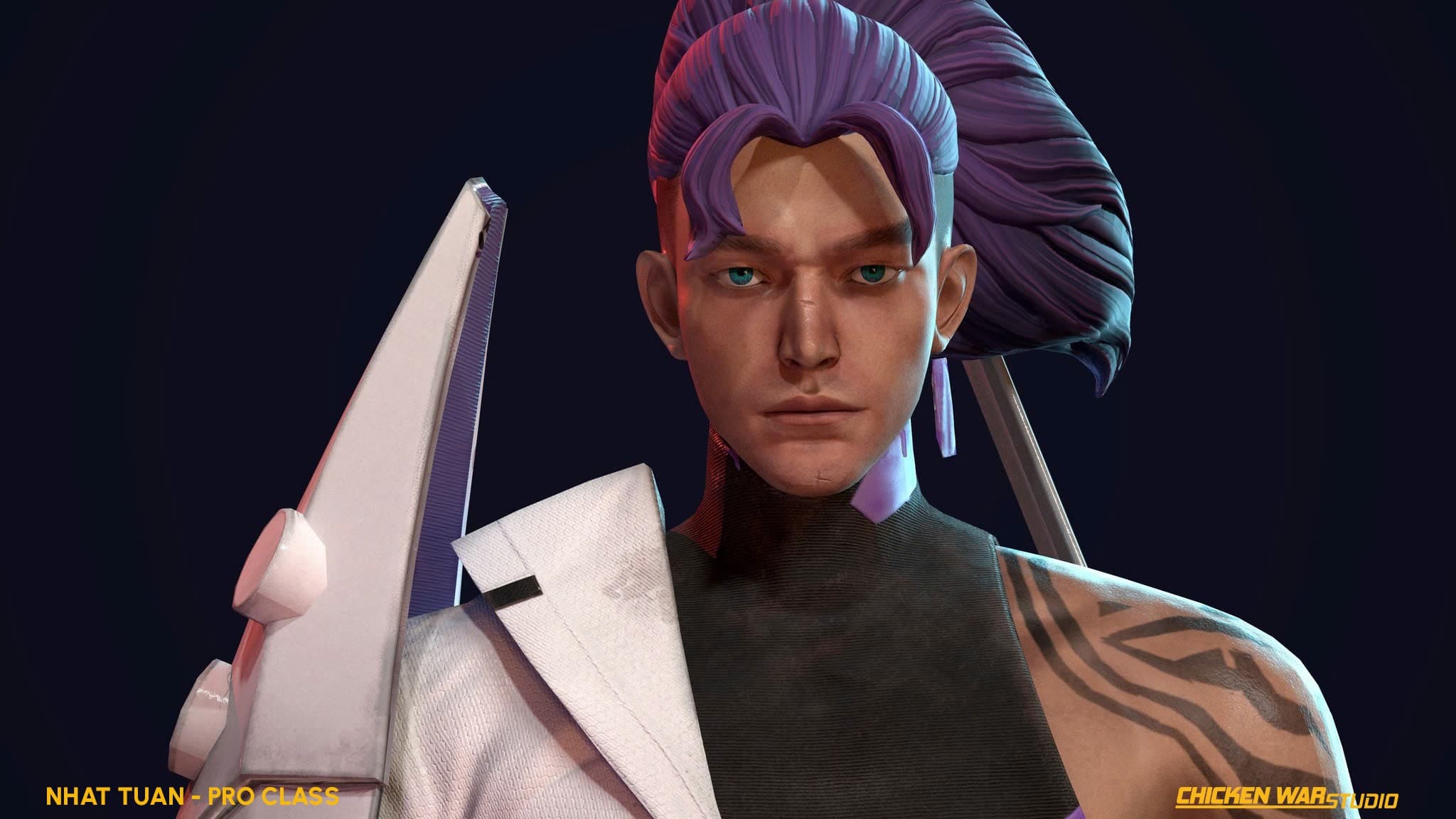 Chicken War Studio Student work, Nhat Tuan - Yasuo