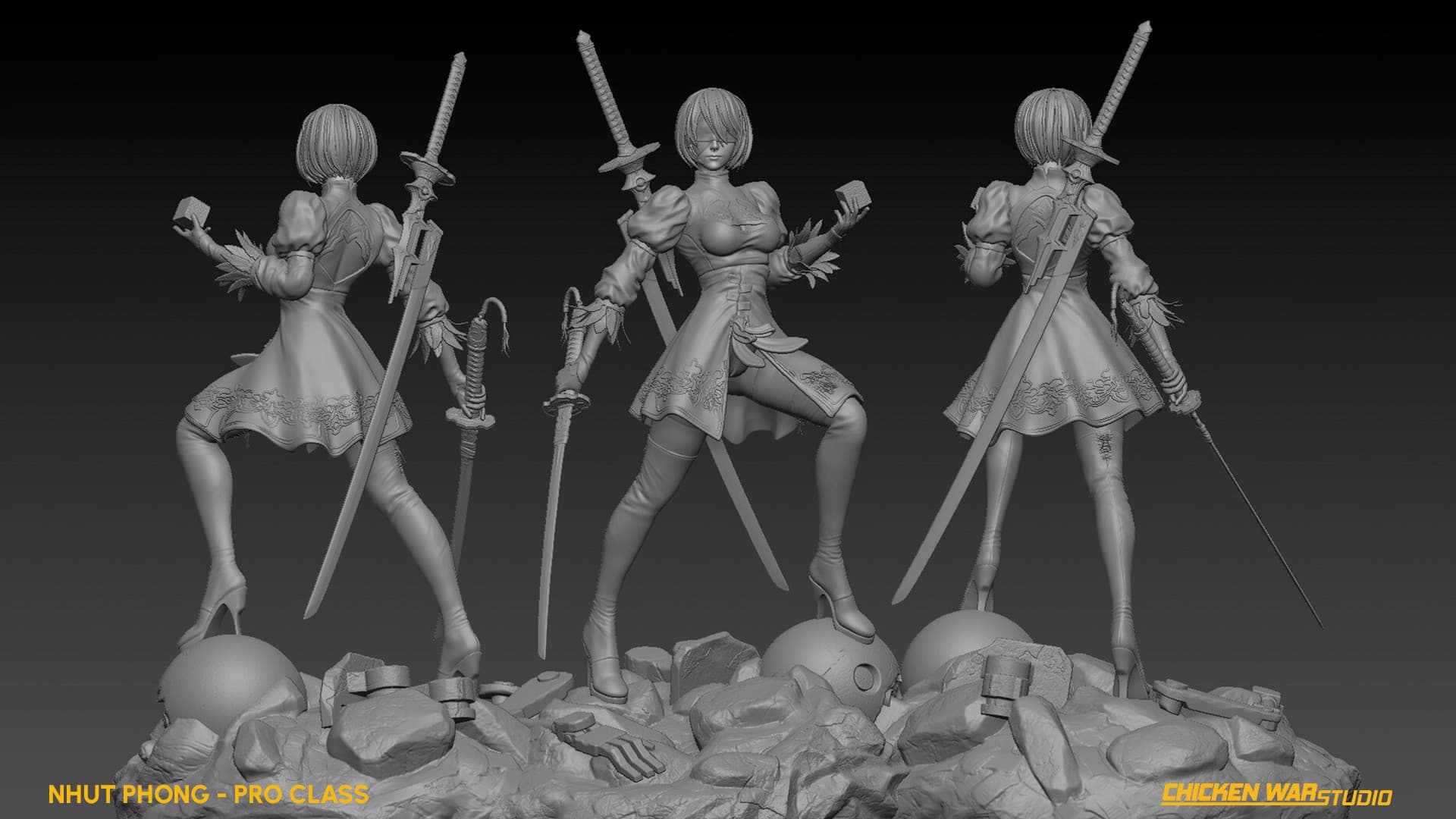 Chicken War Studio Student work, Loi Ho - Thor
