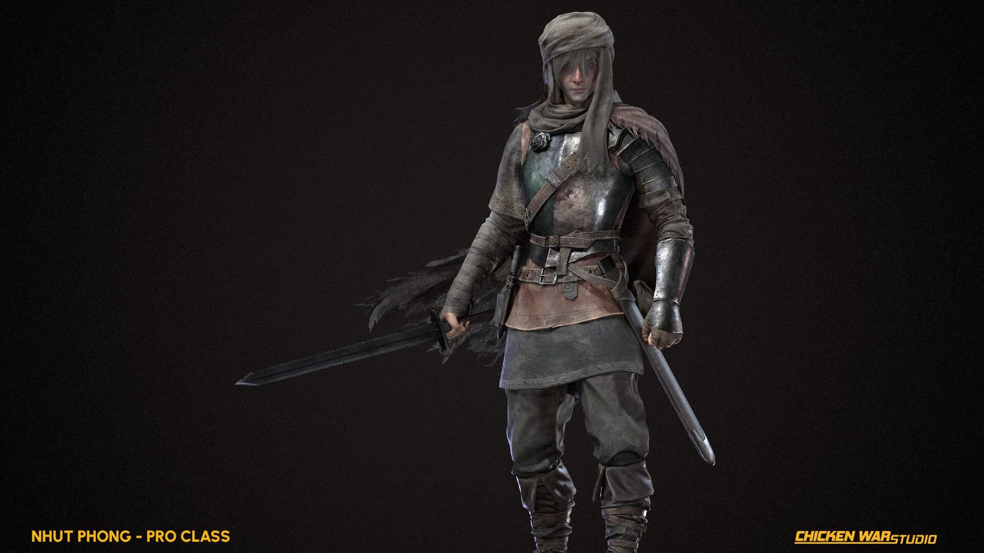 Chicken War Studio Student work, Nhut Phong - Mercenary