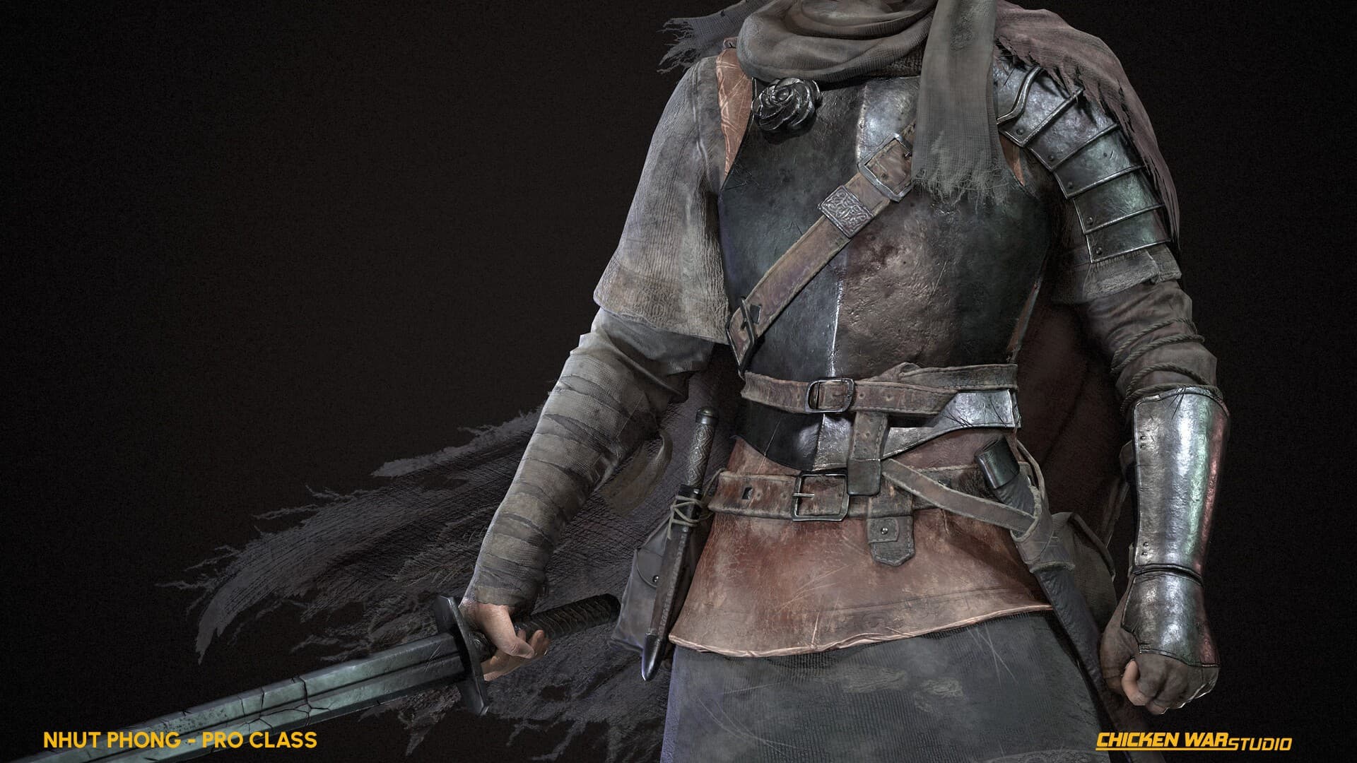 Chicken War Studio Student work, Nhut Phong - Mercenary