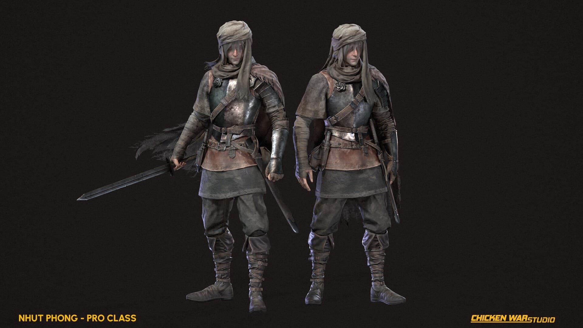 Chicken War Studio Student work, Nhut Phong - Mercenary