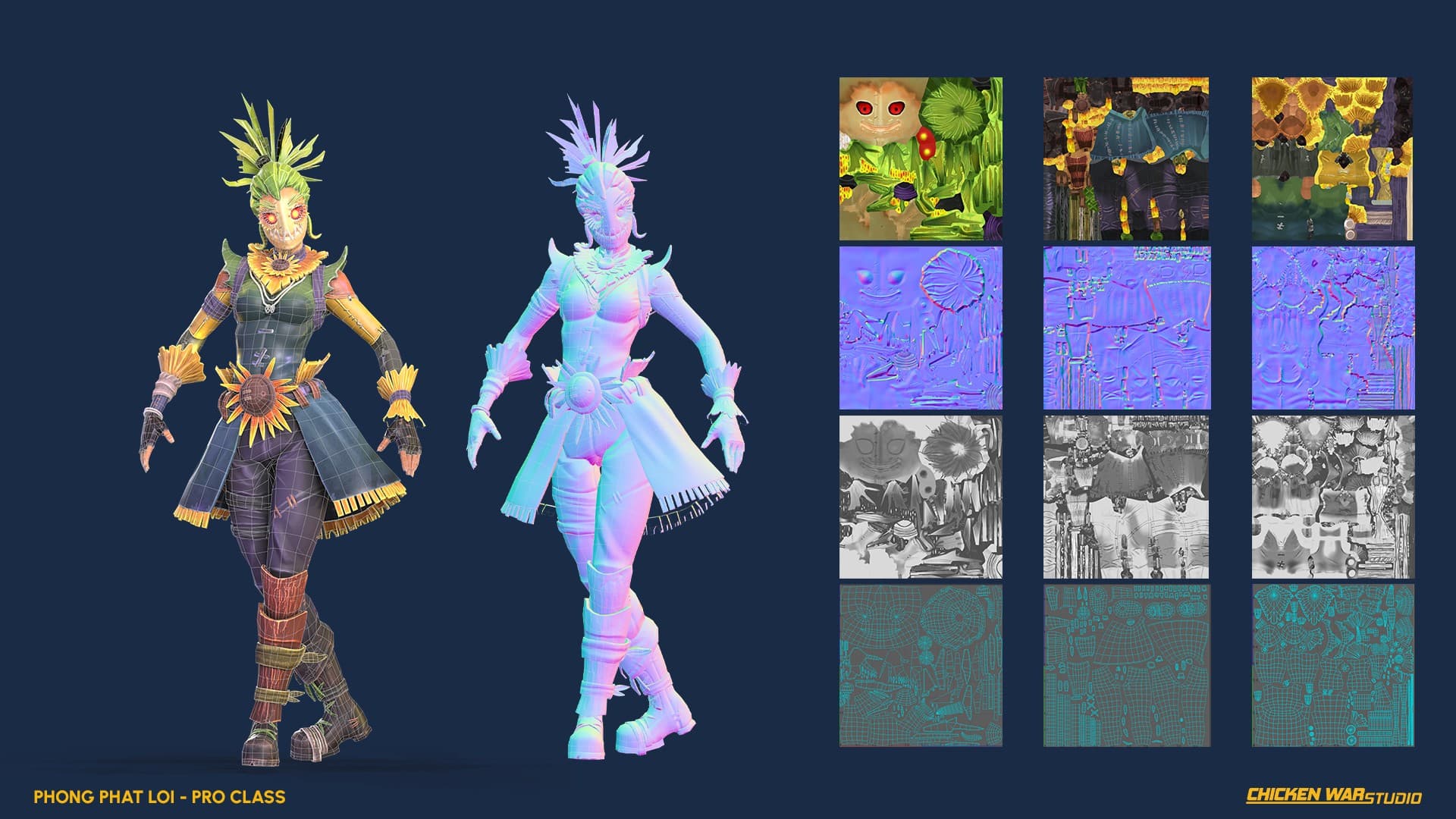 Chicken War Studio Student work, Phong Phat Loi - Straw Ops