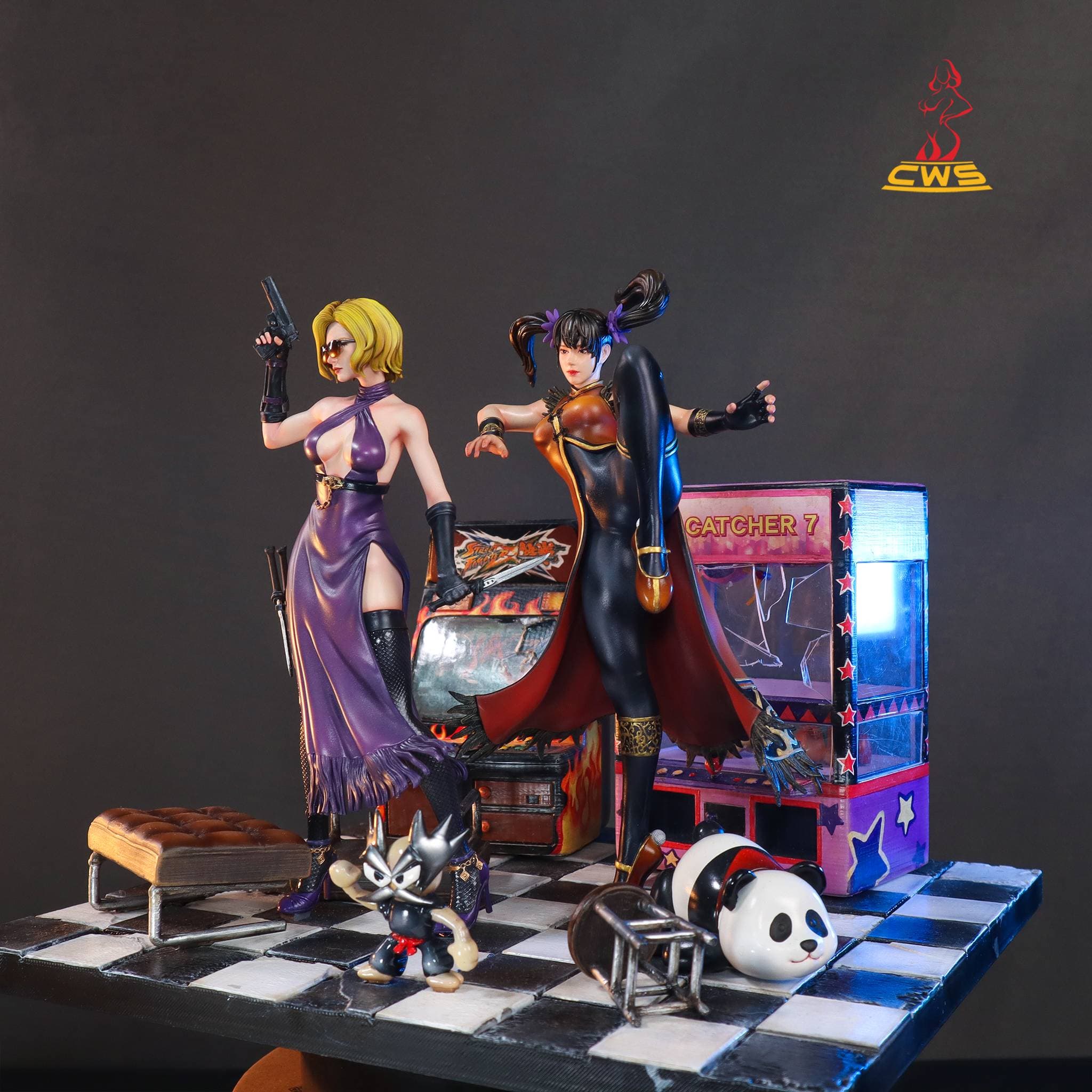 CW Studio's figure - Nina Williams and Ling Xiaoyu (Tekken 8)
