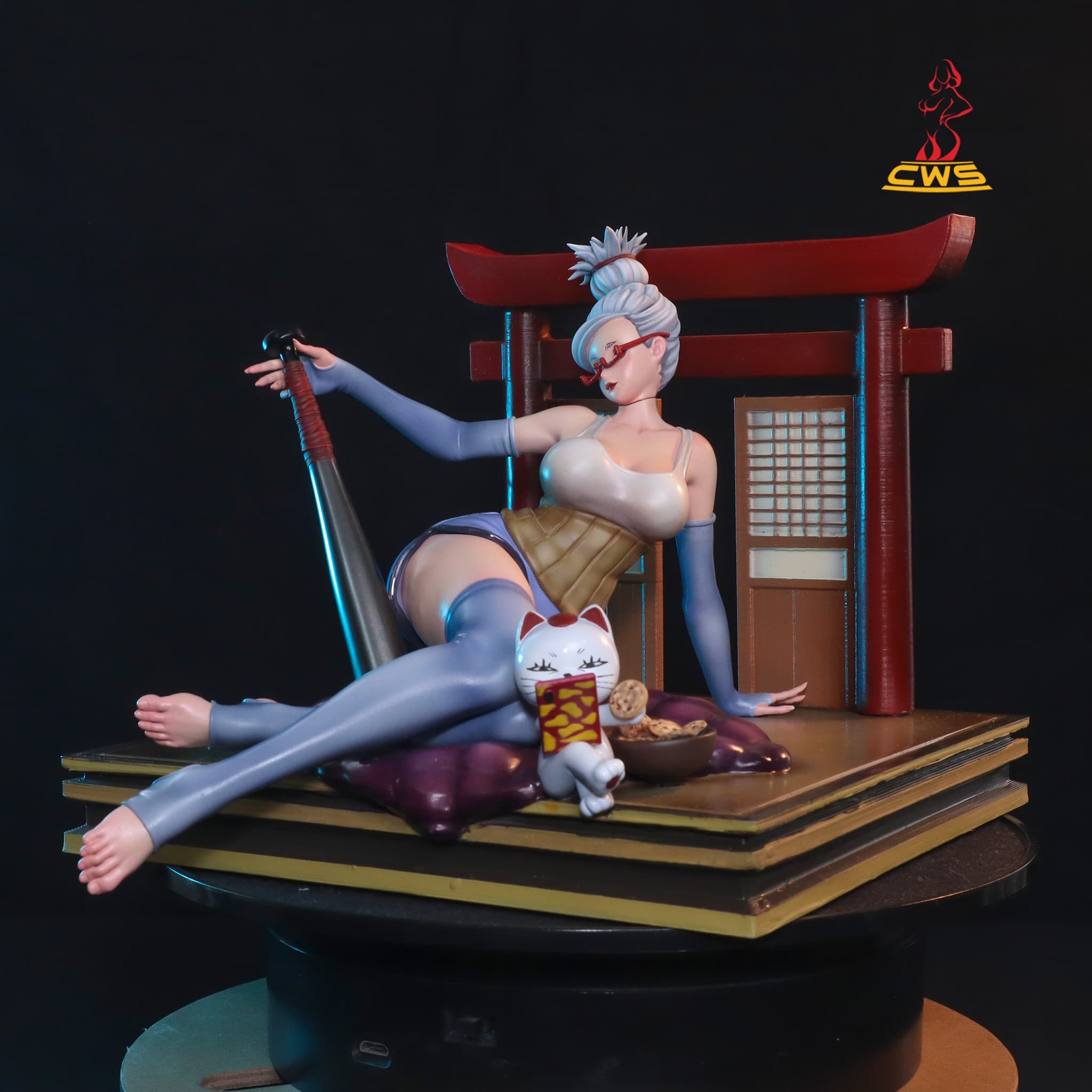 CW Studio's figure - Seiko and Turbo Granny (Dandadan)