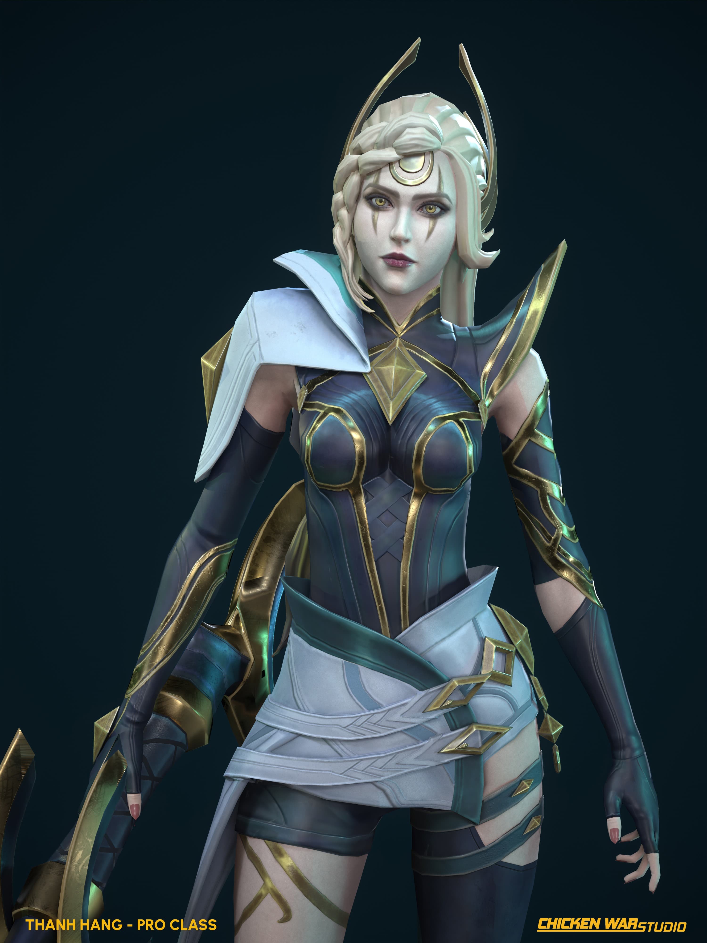 Chicken War Studio Student work, Thanh Hang - Sentinel  Diana