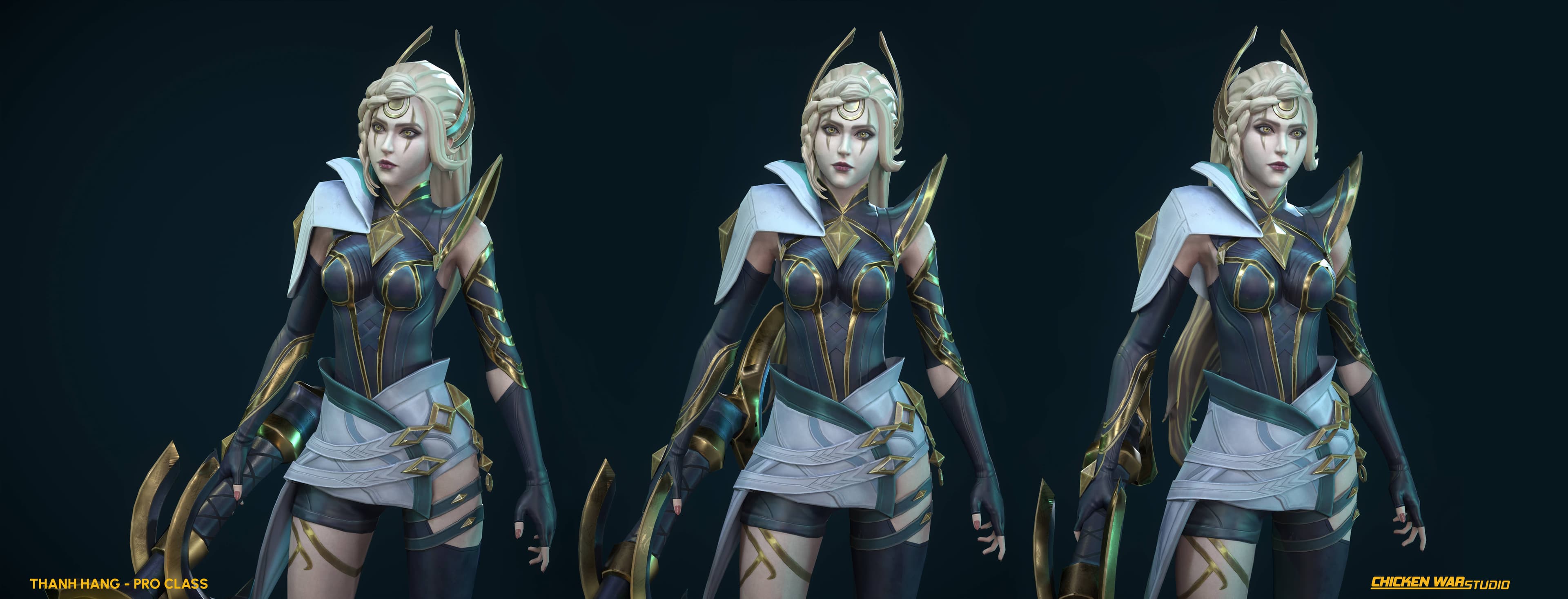 Chicken War Studio Student work, Thanh Hang - Sentinel  Diana