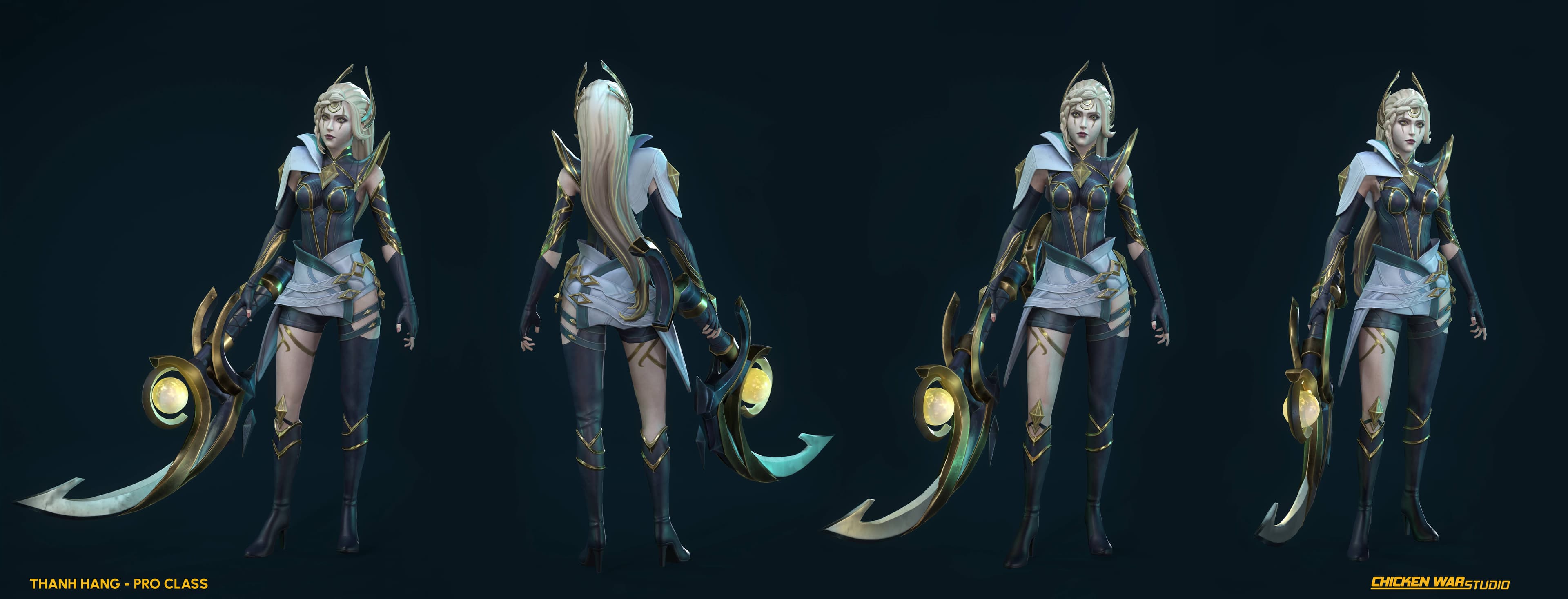 Chicken War Studio Student work, Thanh Hang - Sentinel  Diana