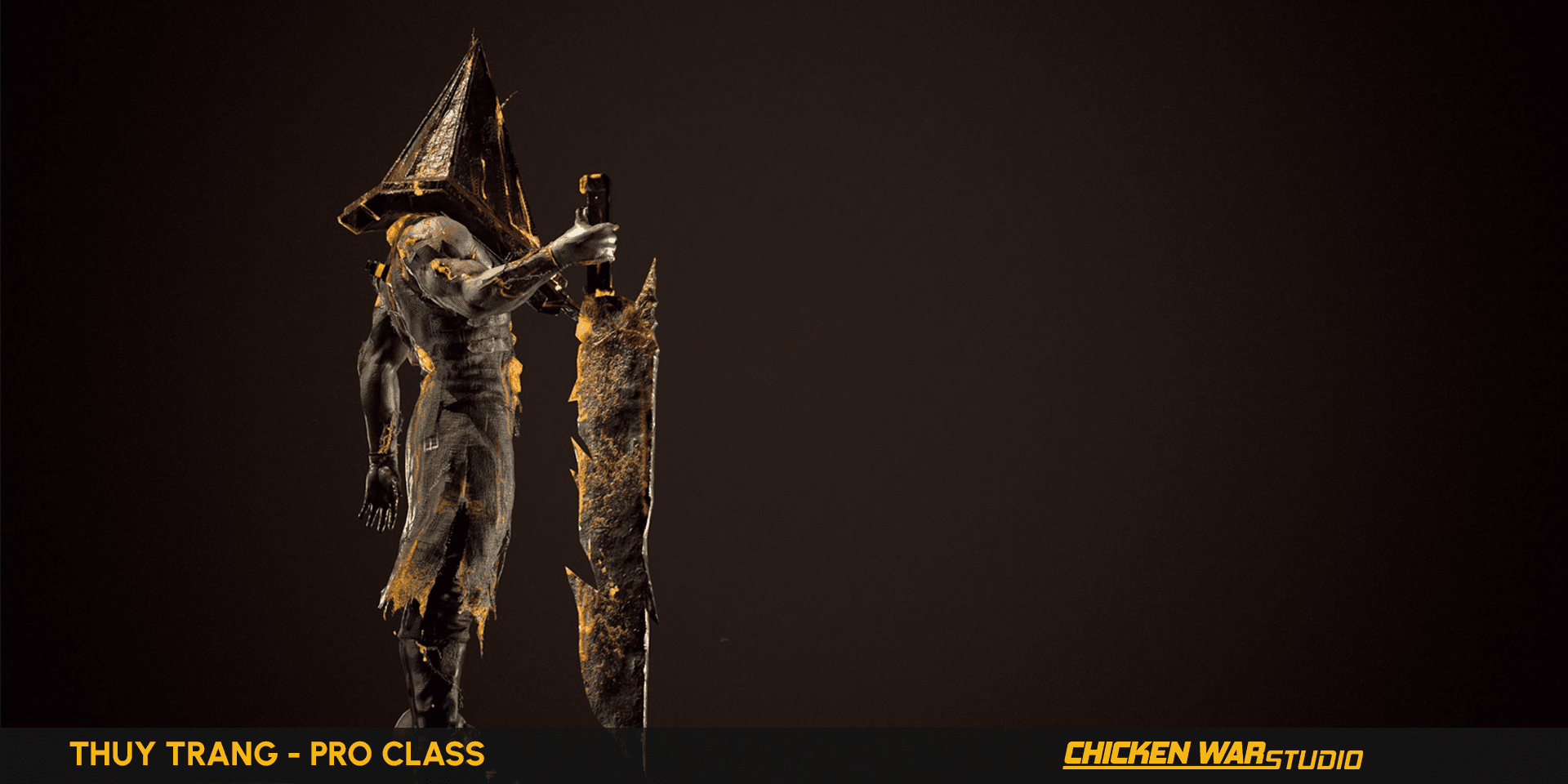 Chicken War Studio Student work, Thuy Trang - Pyramid Head