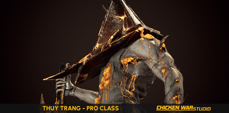 Chicken War Studio Student work, Thuy Trang - Pyramid Head