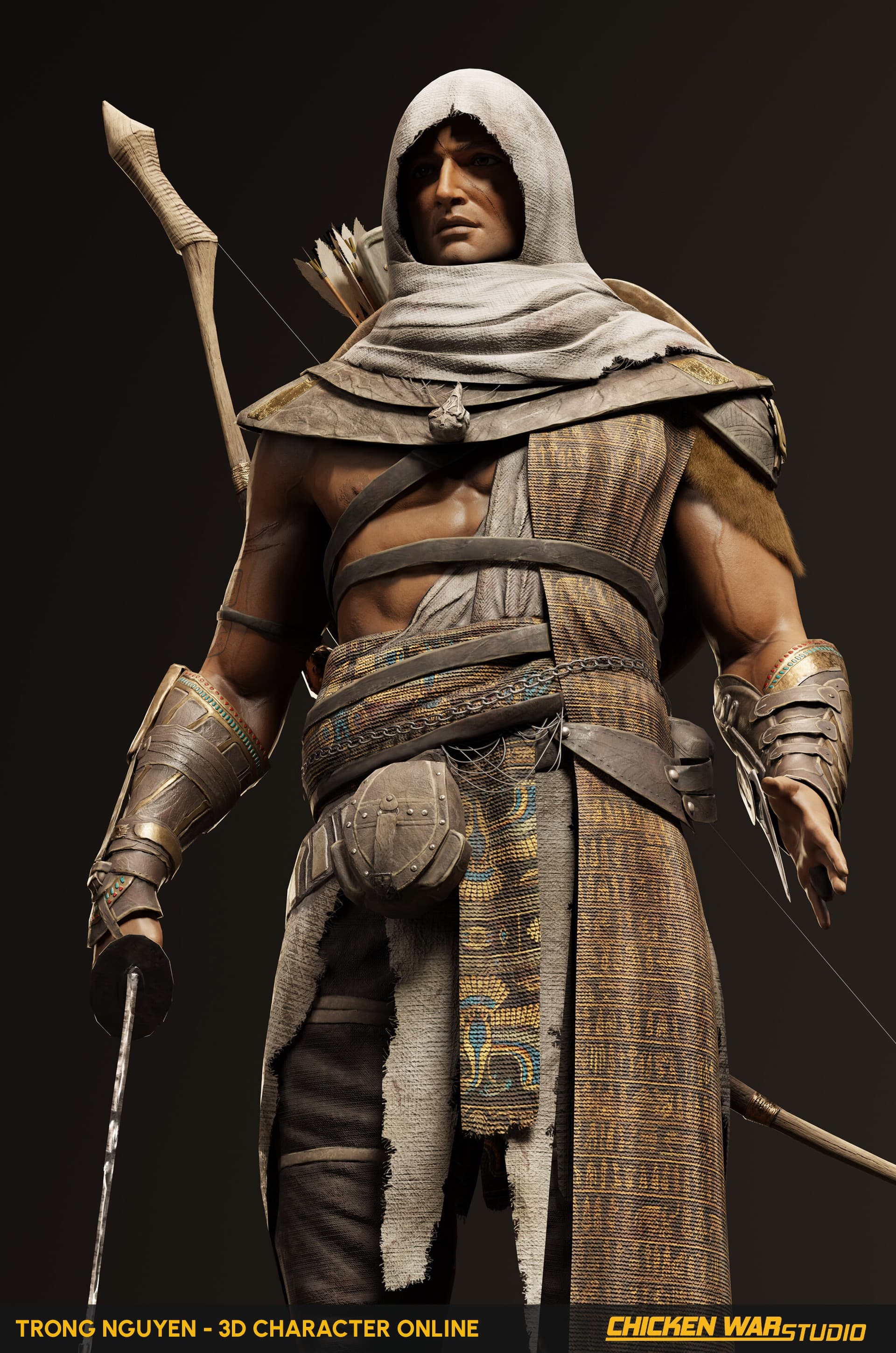 Chicken War Studio Student work, Trong Nguyen - BAYEK OF SIMA