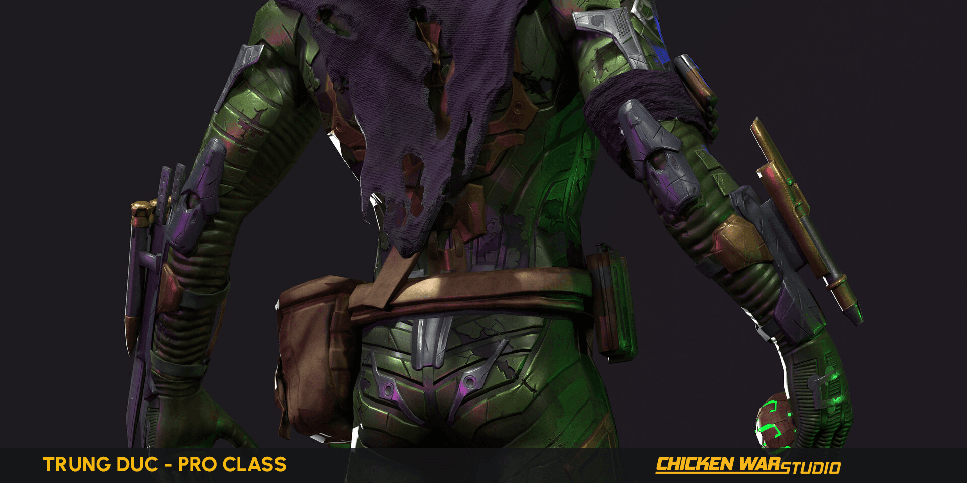 Chicken War Studio Student work, Trung Duc - Green Goblin
