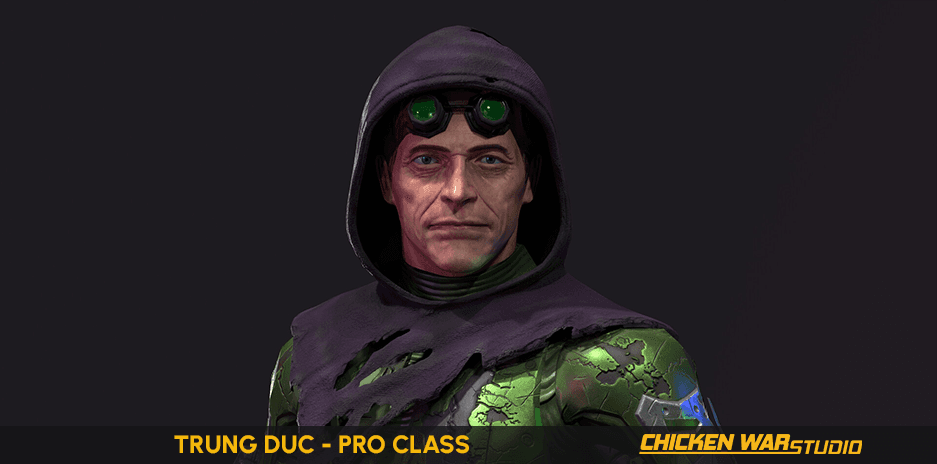 Chicken War Studio Student work, Trung Duc - Green Goblin
