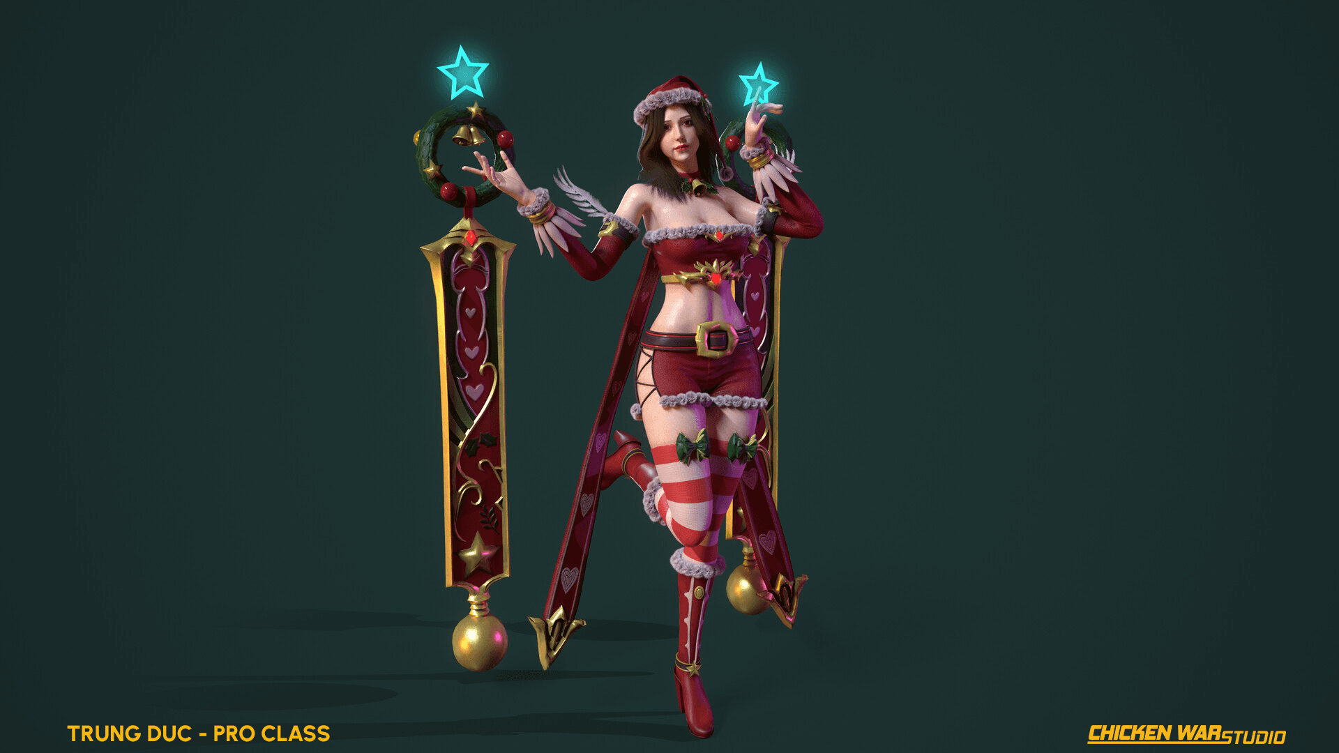 Chicken War Studio Student work, Trung Duc - Xmas Girl