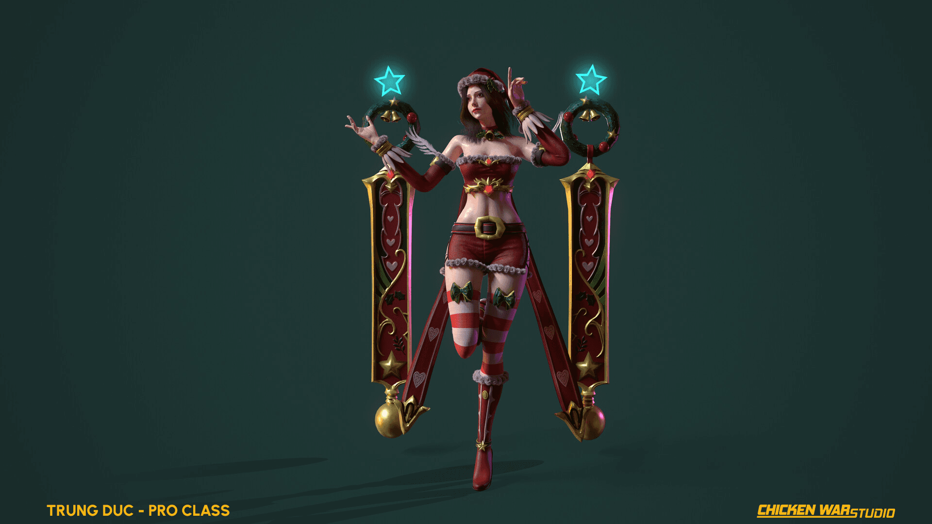Chicken War Studio Student work, Trung Duc - Xmas Girl