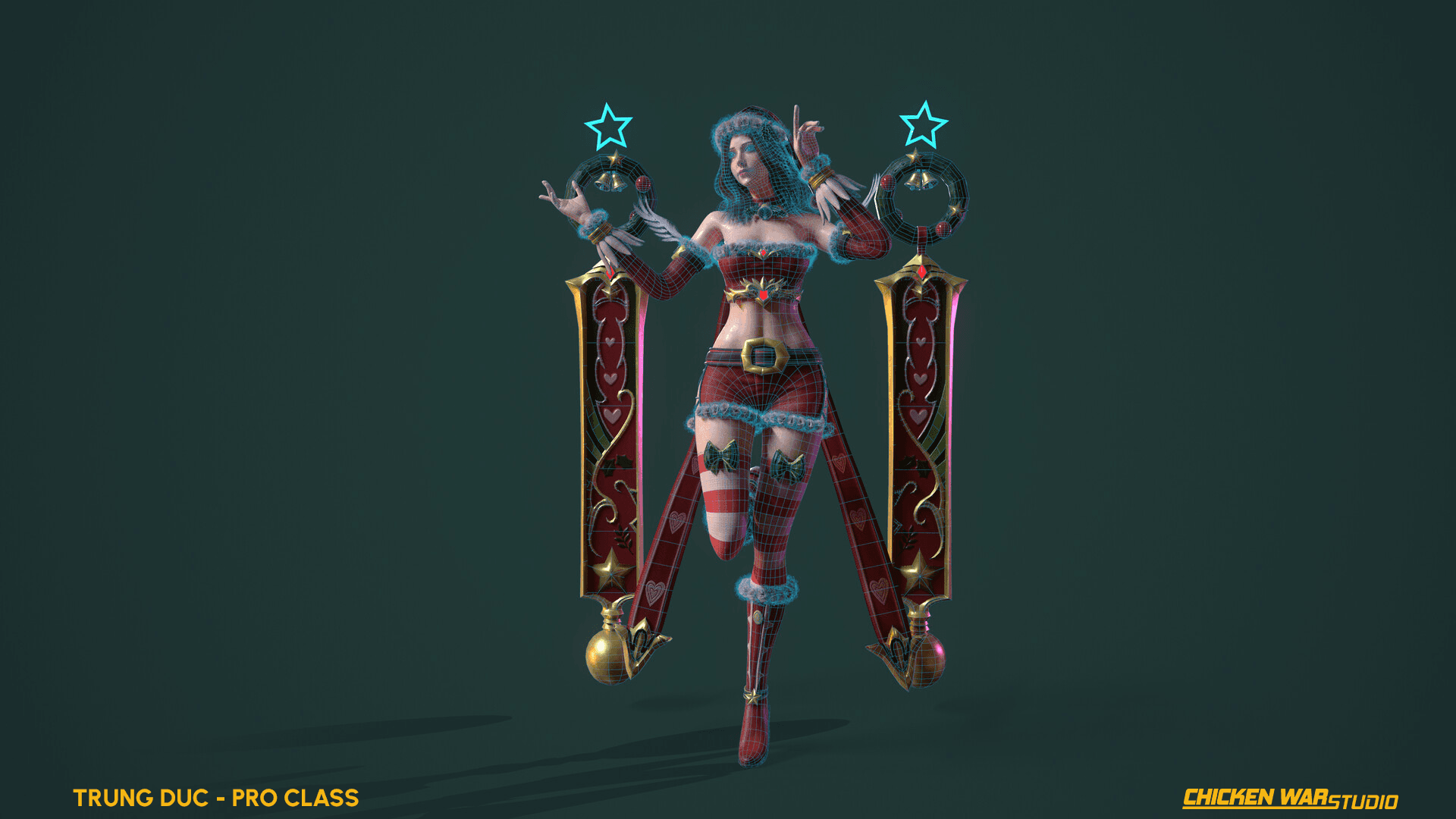 Chicken War Studio Student work, Trung Duc - Xmas Girl