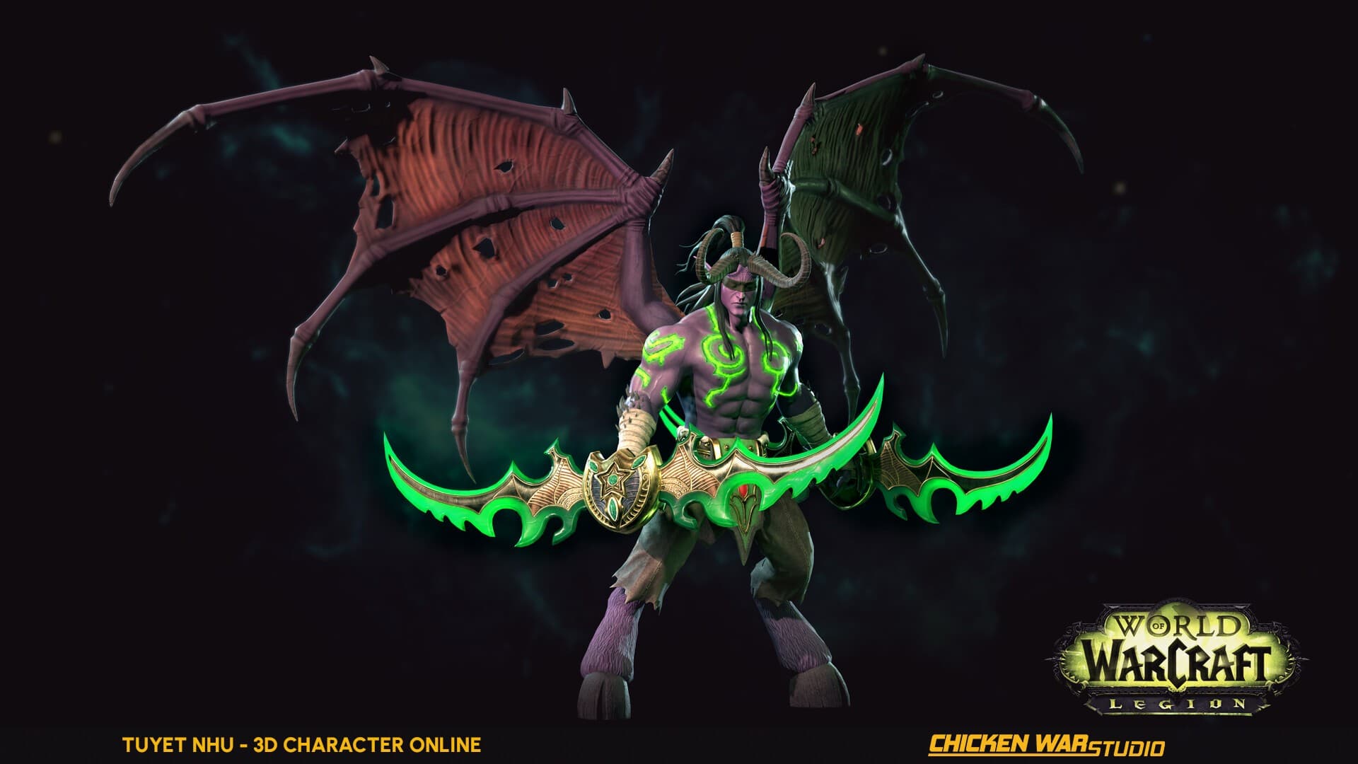 Chicken War Studio Student work, Tuyet Nhu - Illidan