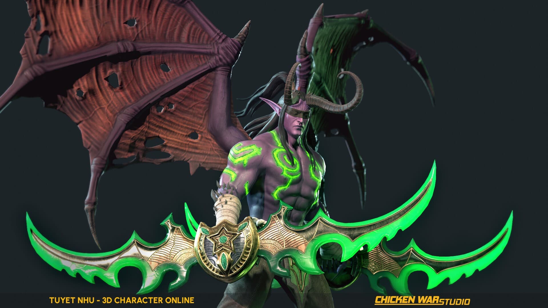 Chicken War Studio Student work, Tuyet Nhu - Illidan