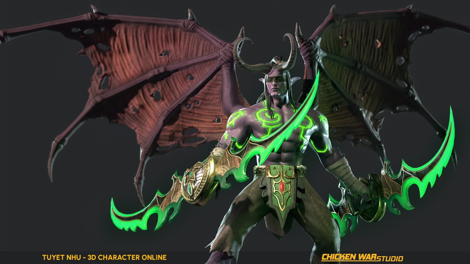 Chicken War Studio Student work, Tuyet Nhu - Illidan